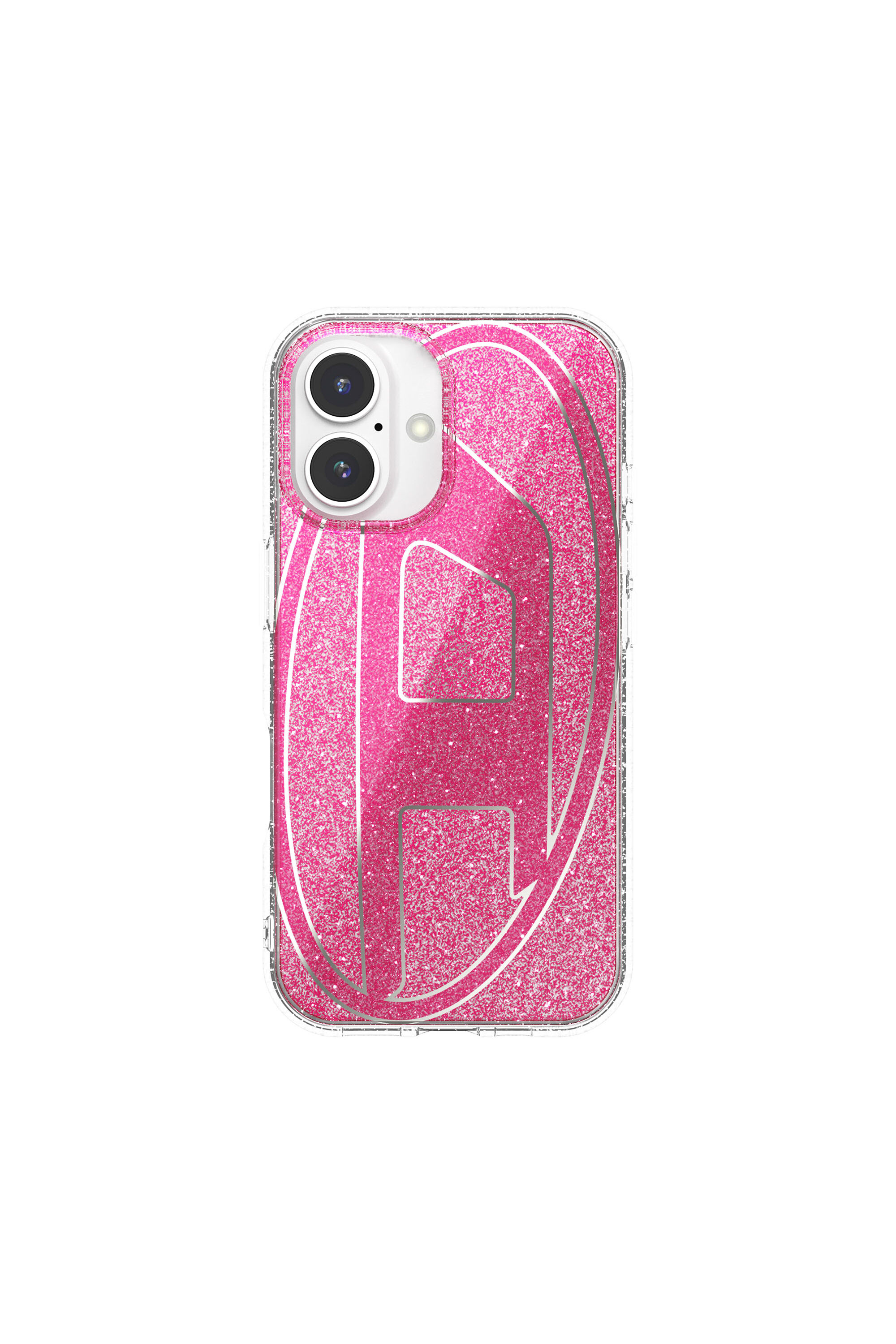 iPhoneアクセサリー DIESEL iPhone 16 Oval D Glitter Case