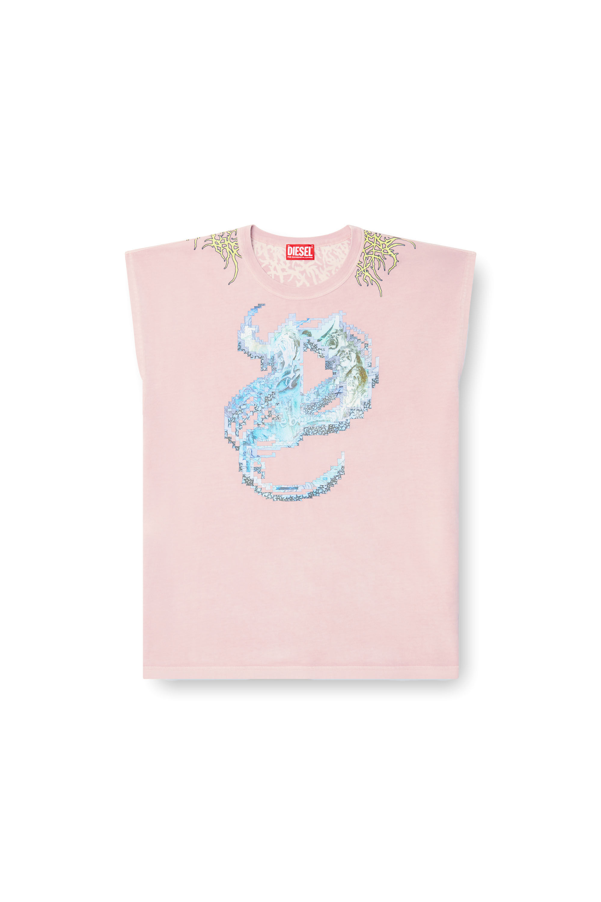Diesel - T-BOXT-SL-R1, Débardeur avec graphismes de tatouage Homme in Rose - 2