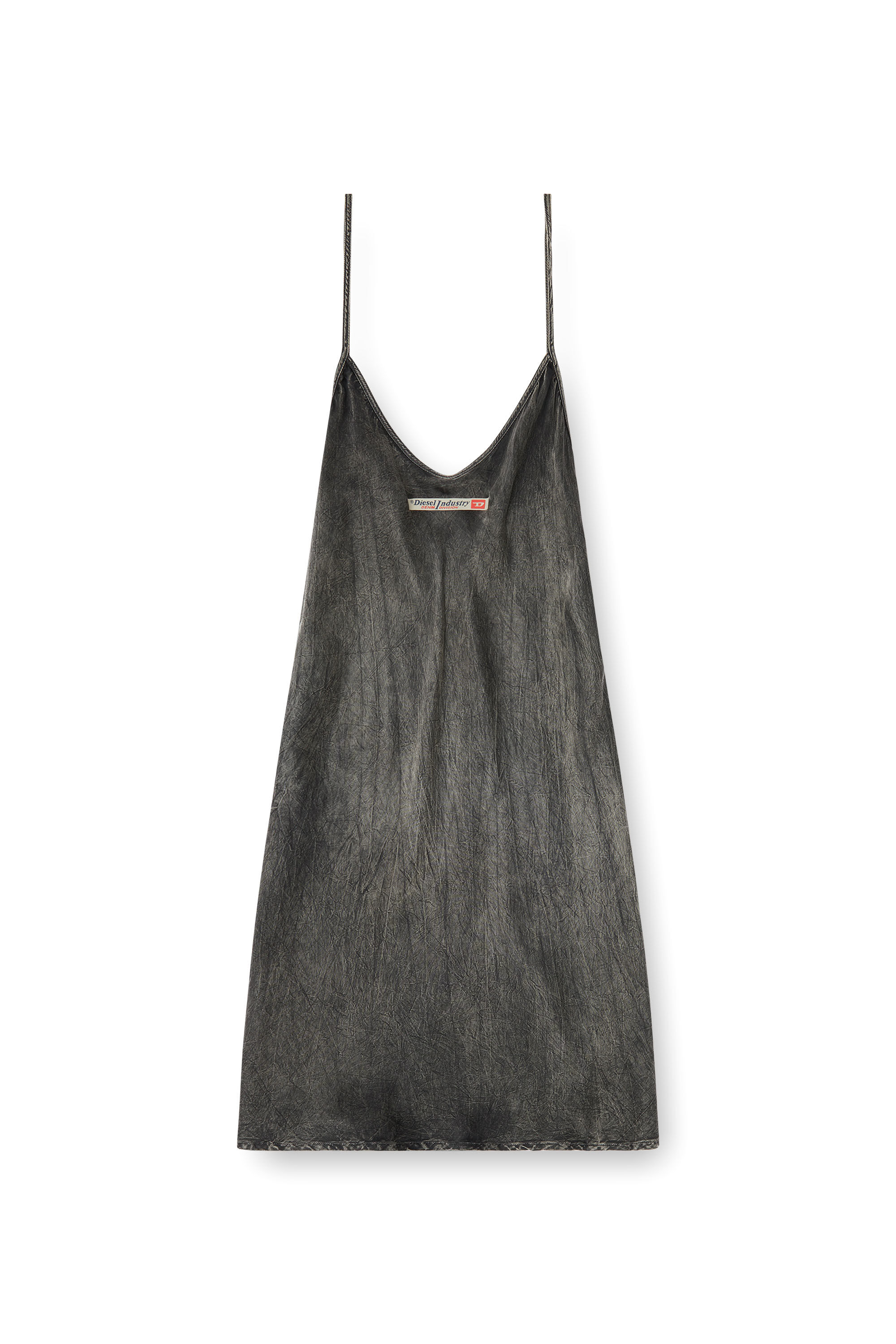 Diesel - CASSIDY-DNM, Robe slip en viscose &agrave; fines bretelles Femme in ToBeDefined - 2
