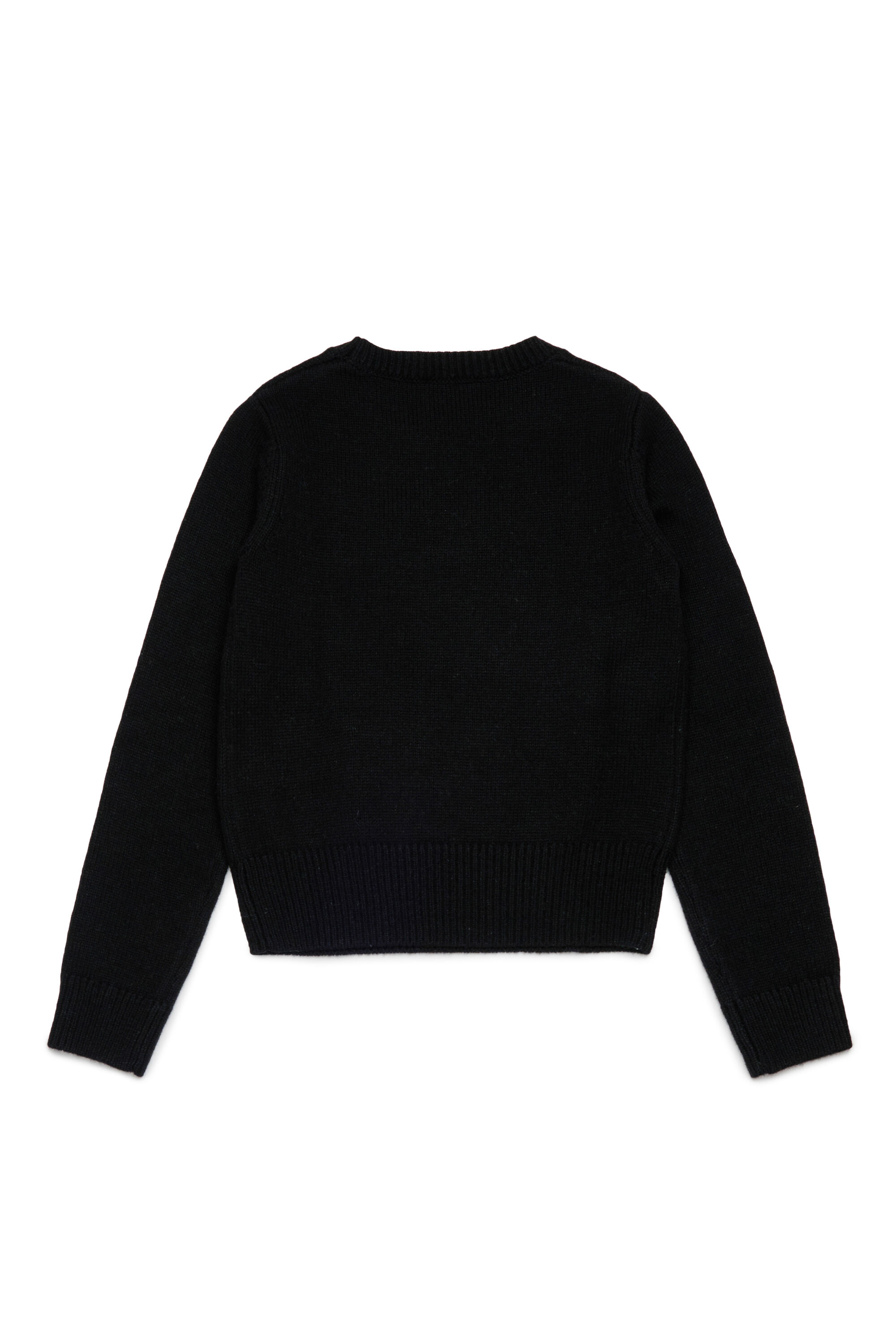 Diesel - KLESSY, Pull en laine mélangée avec logo Femme in Noir - 2