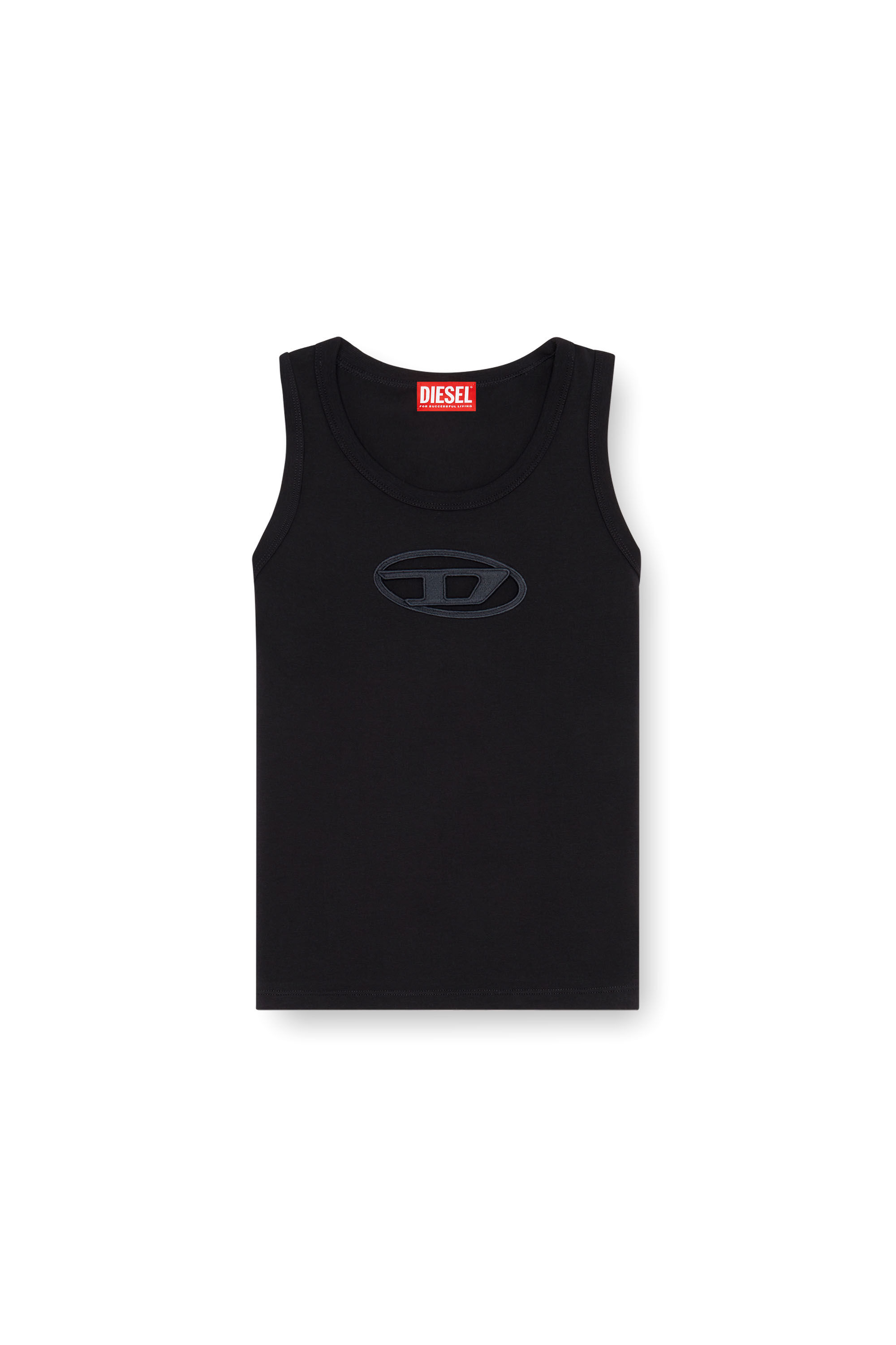 Diesel - T-LYNYS-OD, Débardeur avec cut-out Oval D Femme in Noir - 2