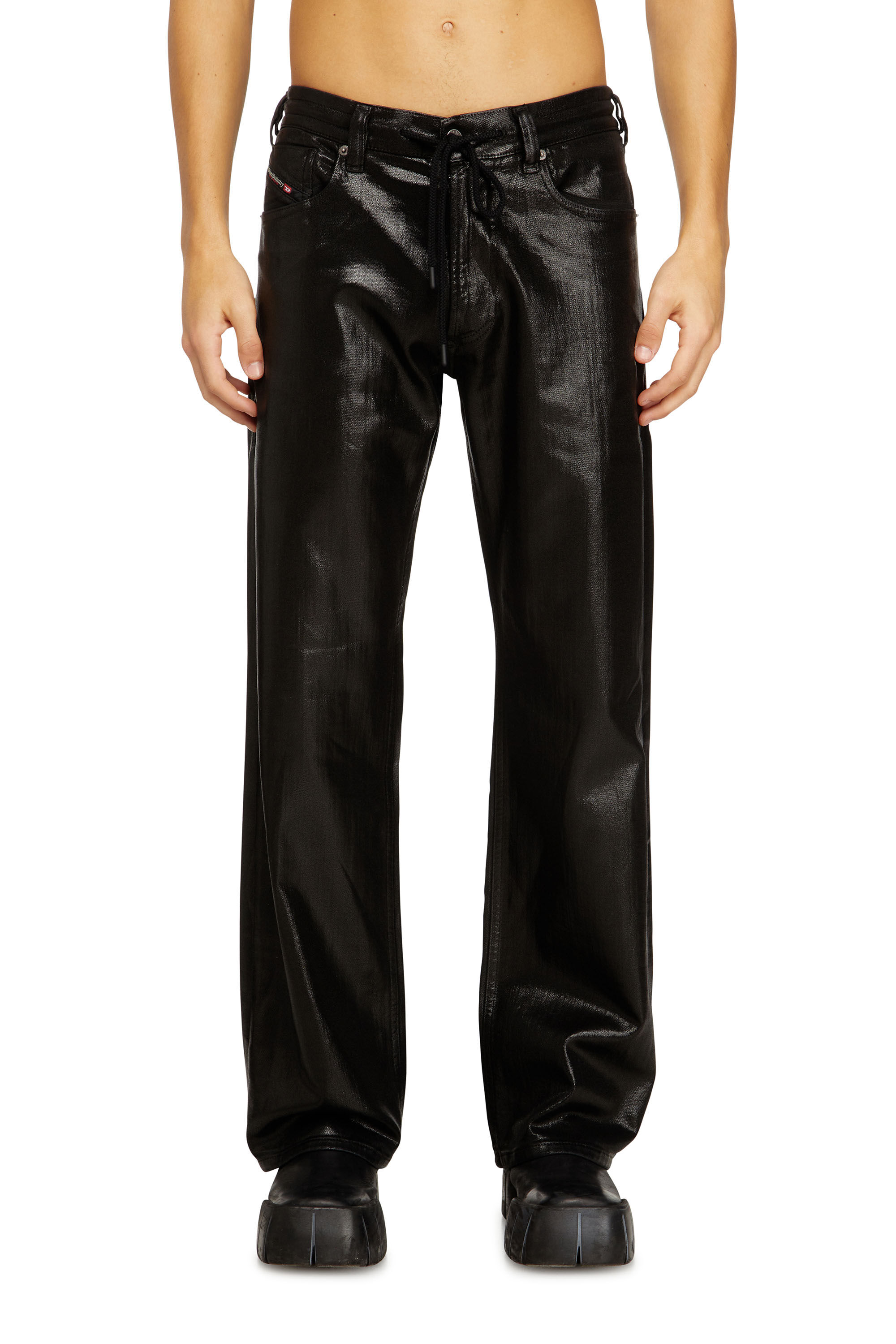 Diesel - Relaxed 2080 D-Reel Joggjeans® 068VD Homme, Noir/Gris foncé - Image 3