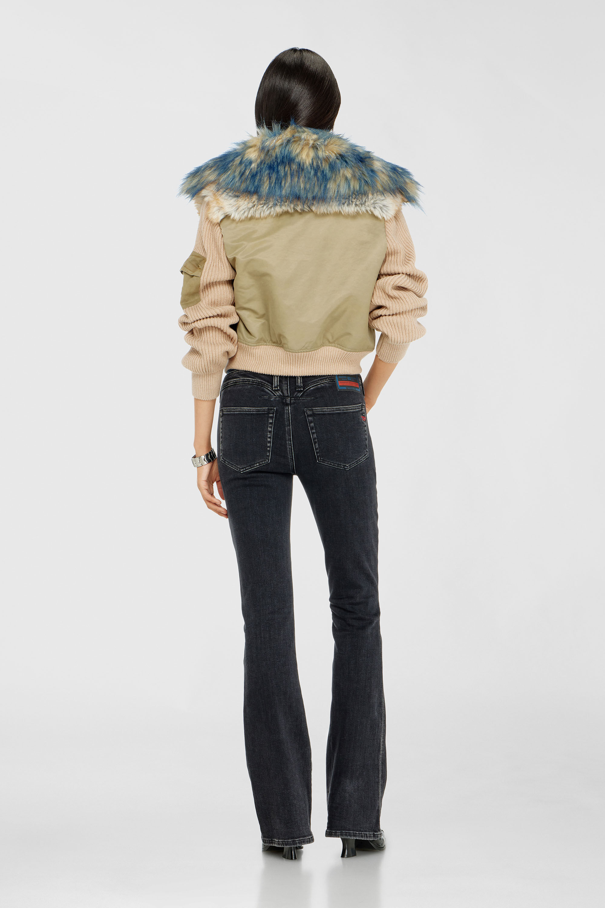 Diesel - Bootcut Jeans 1969 D-Ebbey 09P75 Femme, Noir/Gris fonc&eacute; - Image 3