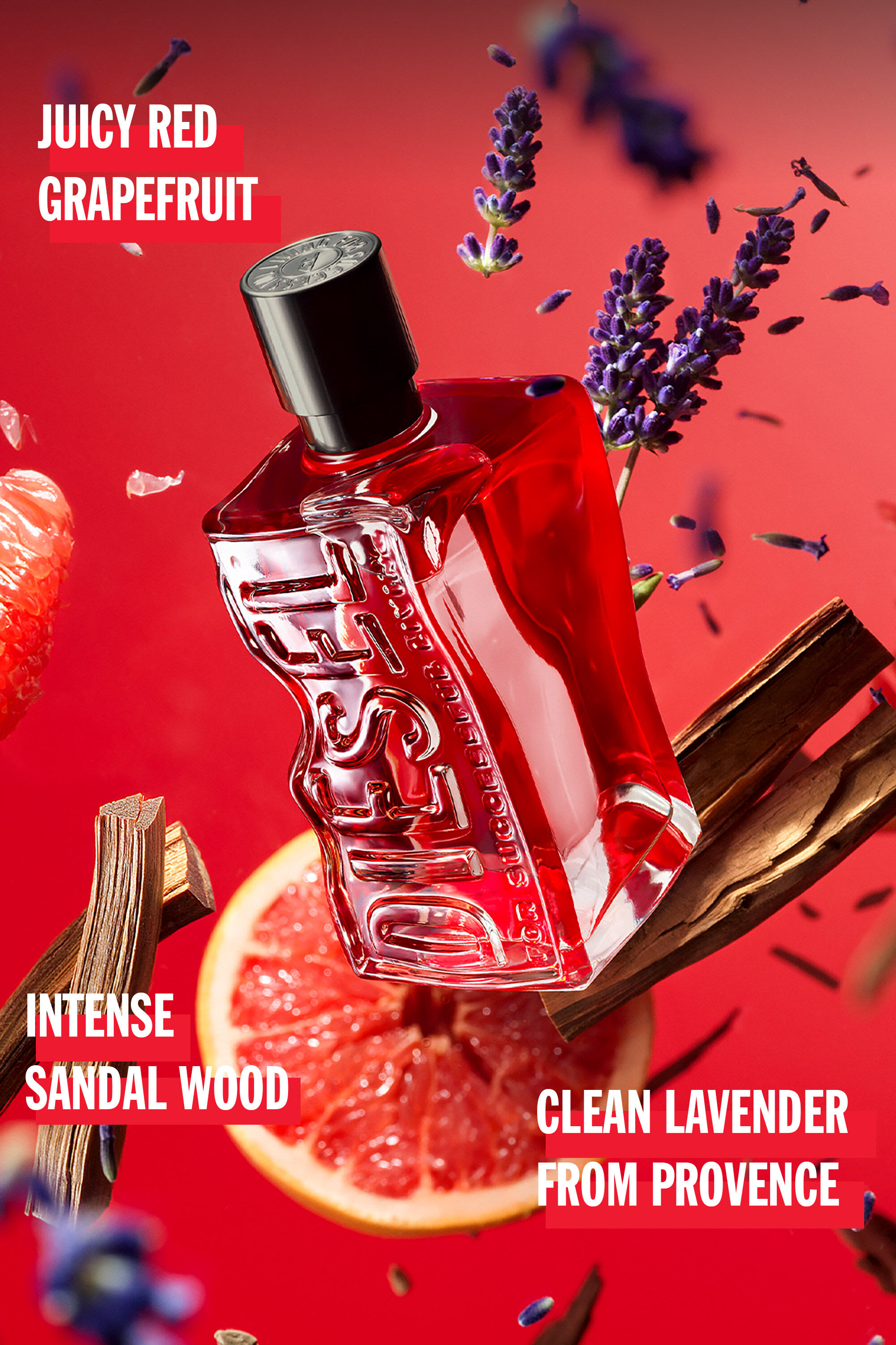 Men's D RED 100ml, 3.4 FL.OZ., Eau de Parfum | Red | Diesel