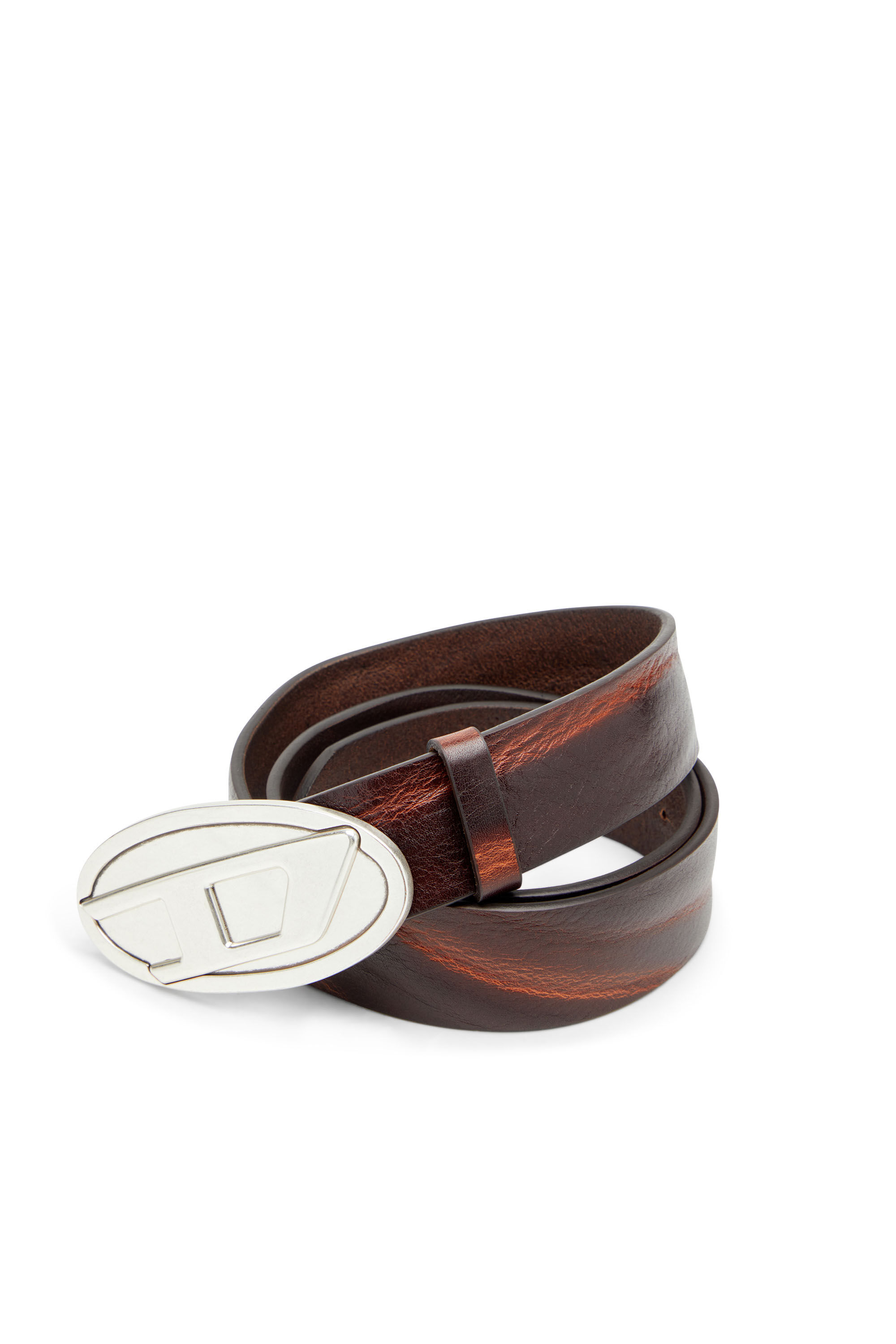 Diesel - B-1DR 2.0, Ceinture de 4 cm en cuir ciré Homme in ToBeDefined - 3