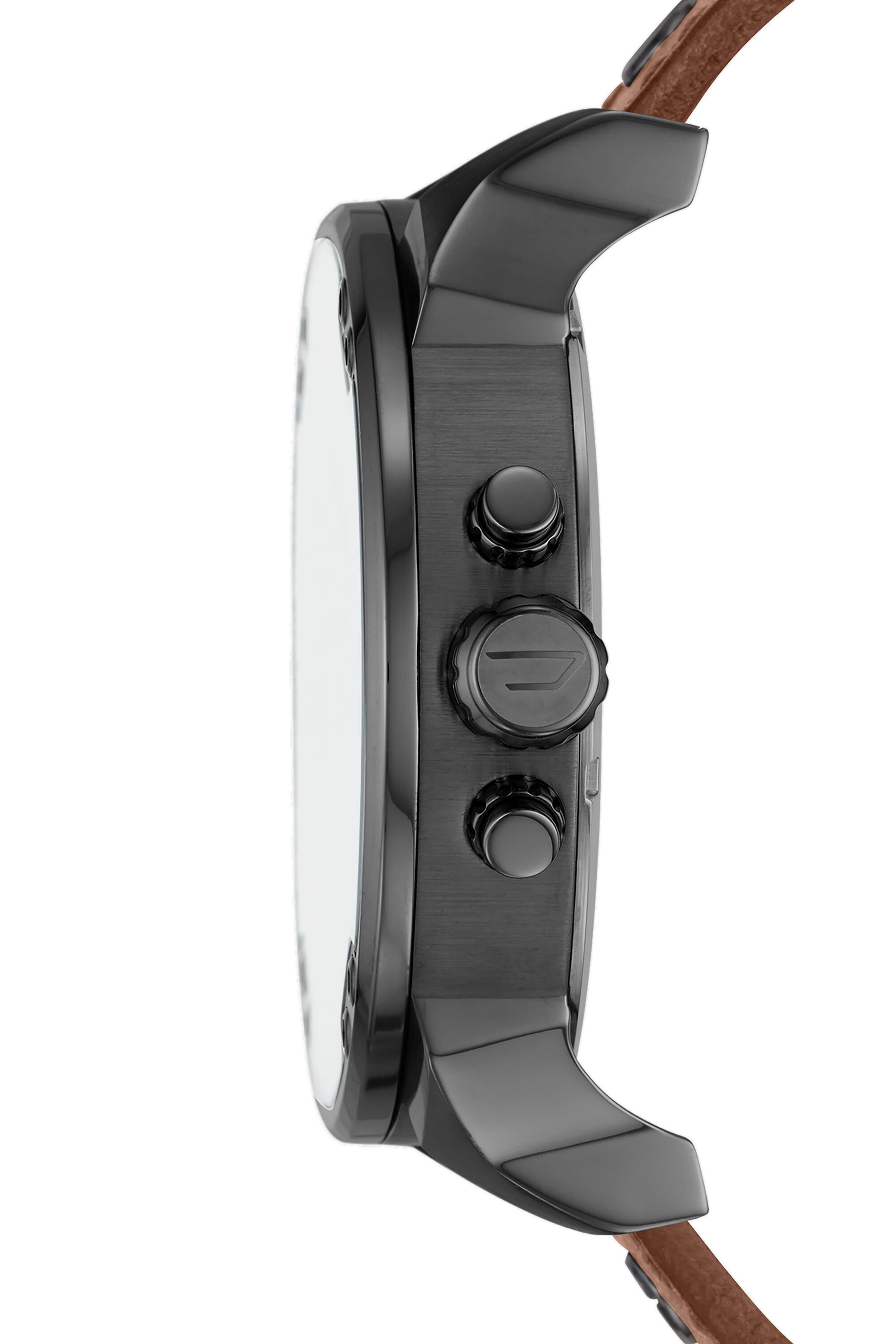 DZ7413 Man: Mr. Daddy 2.0 chronograph watch in brown leather | Diesel