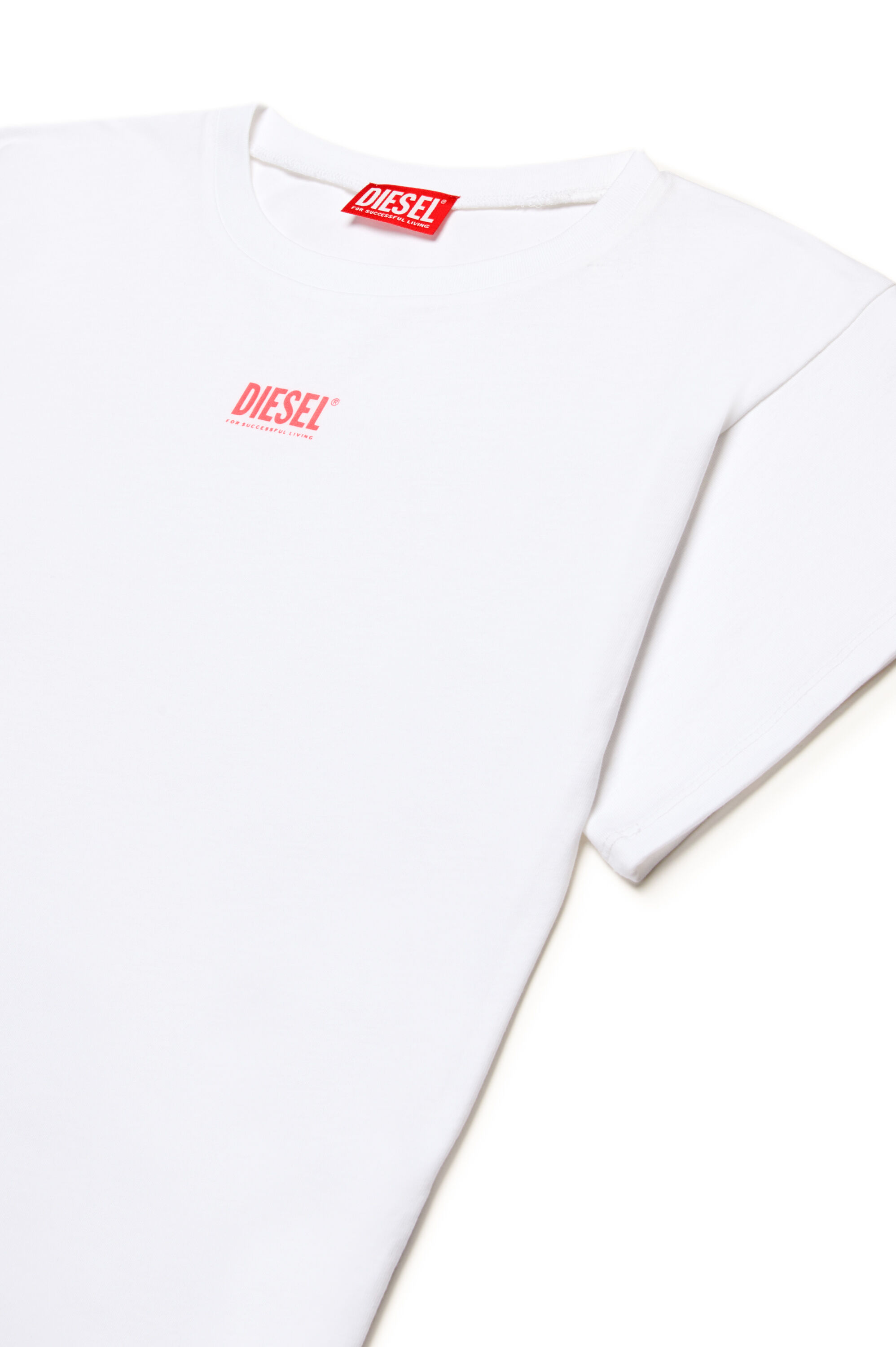 Diesel - MCUTIS, Robe de plage avec petit logo Femme in Blanc - 3
