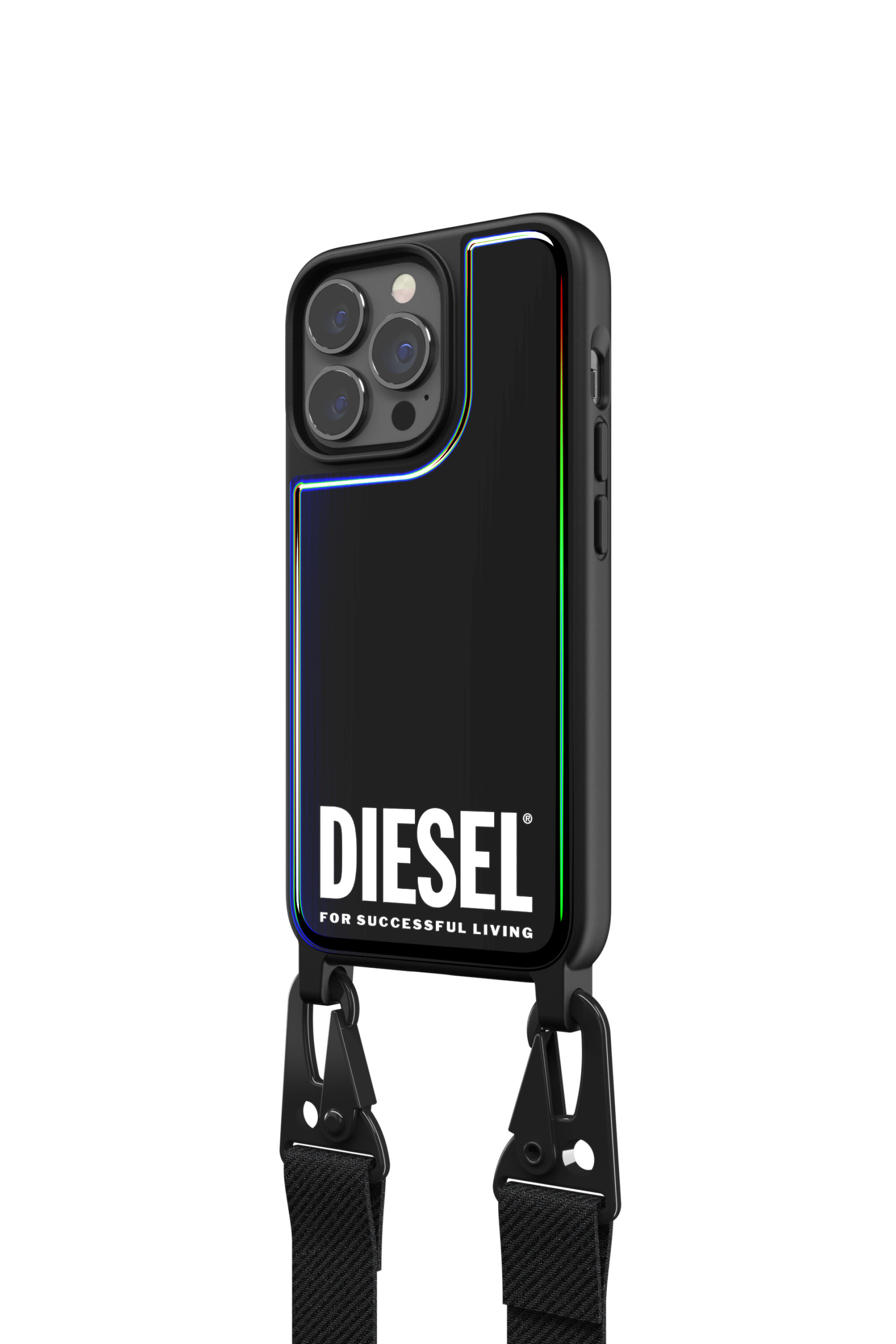 Diesel - 47171 NECKLACE CASE, Étui à collier pour iPhone 13/13 Pro Mixte in Polychrome - 4
