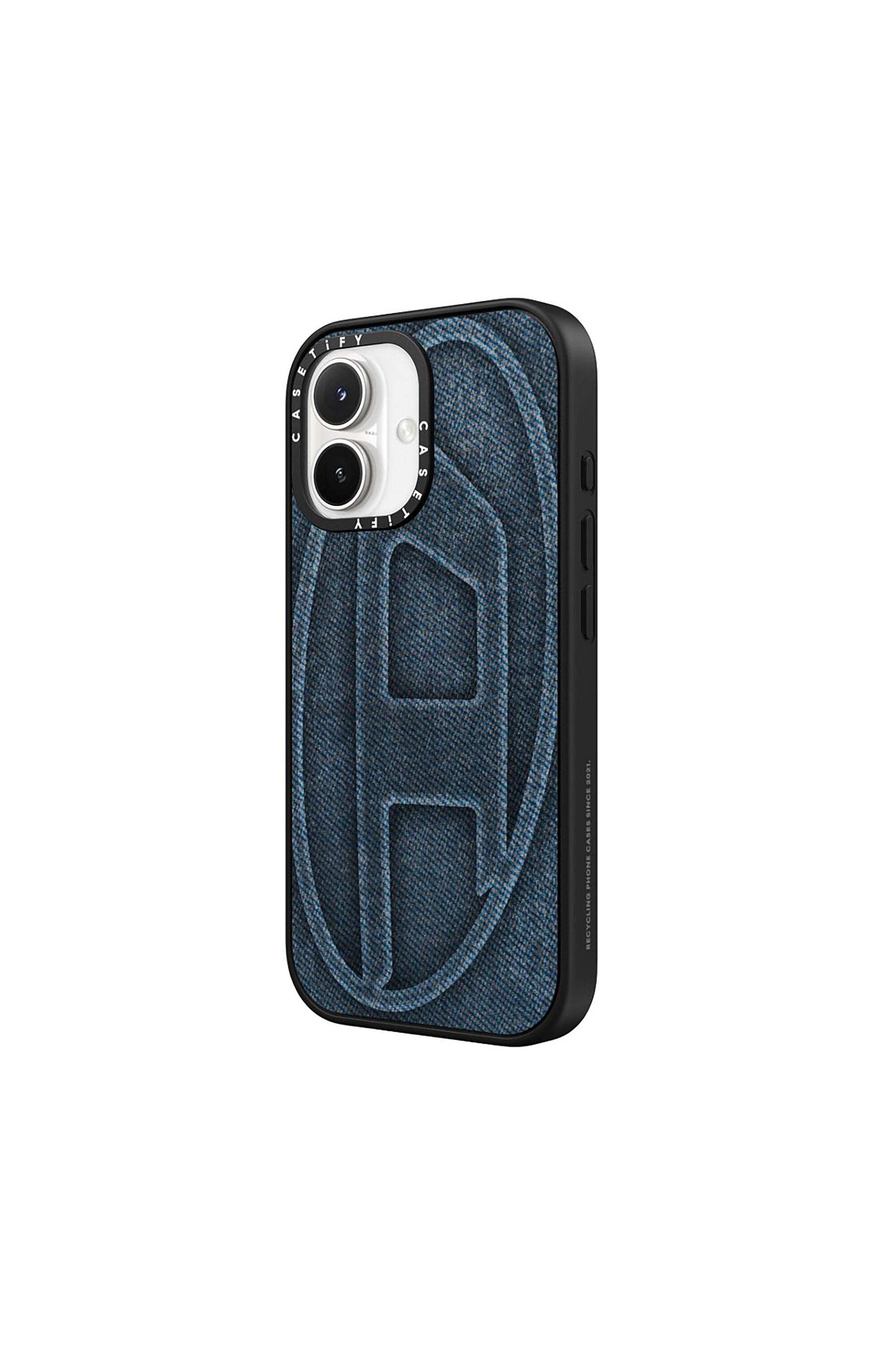 Women's Oval D impact case for iPhone 17 | Blue | Diesel