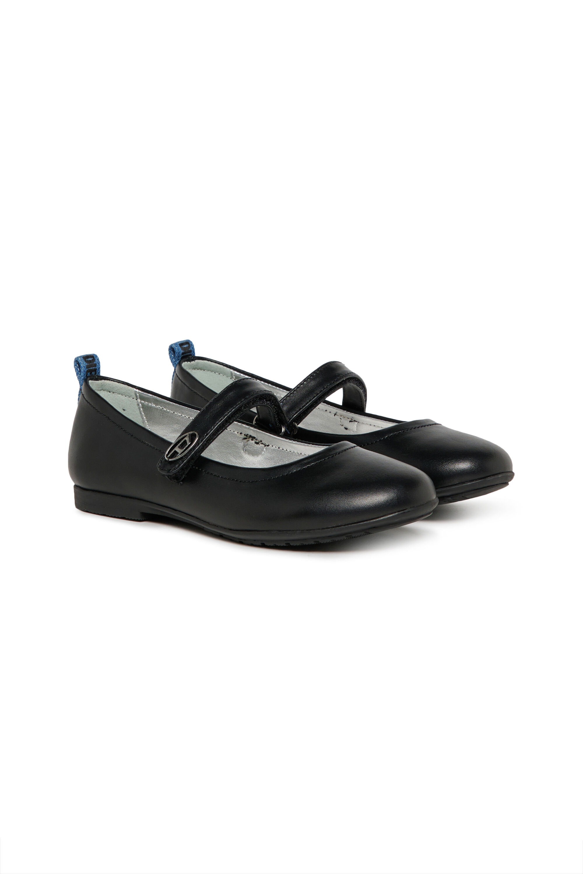 Diesel - D-BALWE, Woman's D-BALWE-Mary Jane flats with contrasting tab in Black - 2