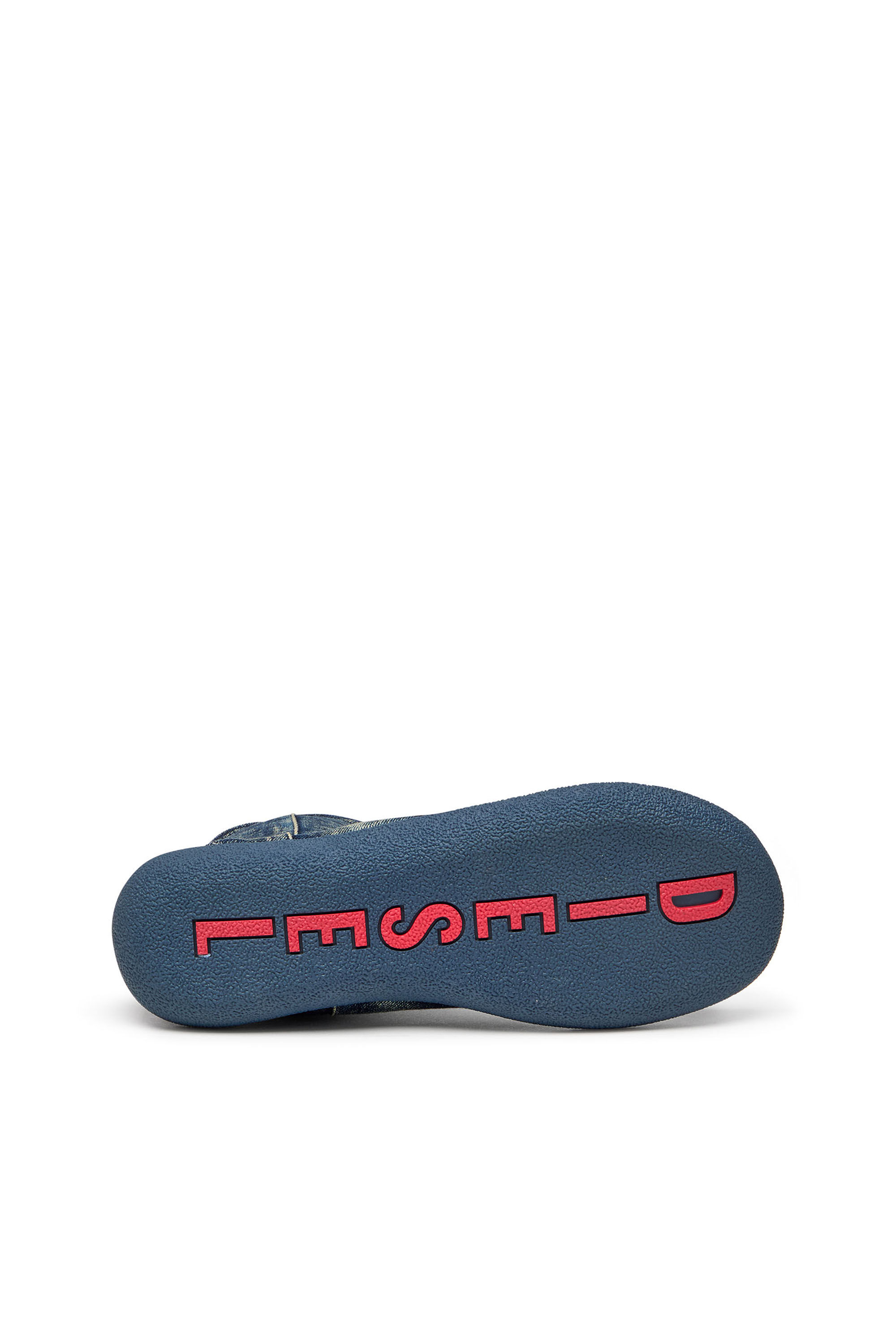 Diesel - D-SHOCK BT, D-Shock Bt-Botte-chaussette en denim solarisé Homme in Bleu - 5