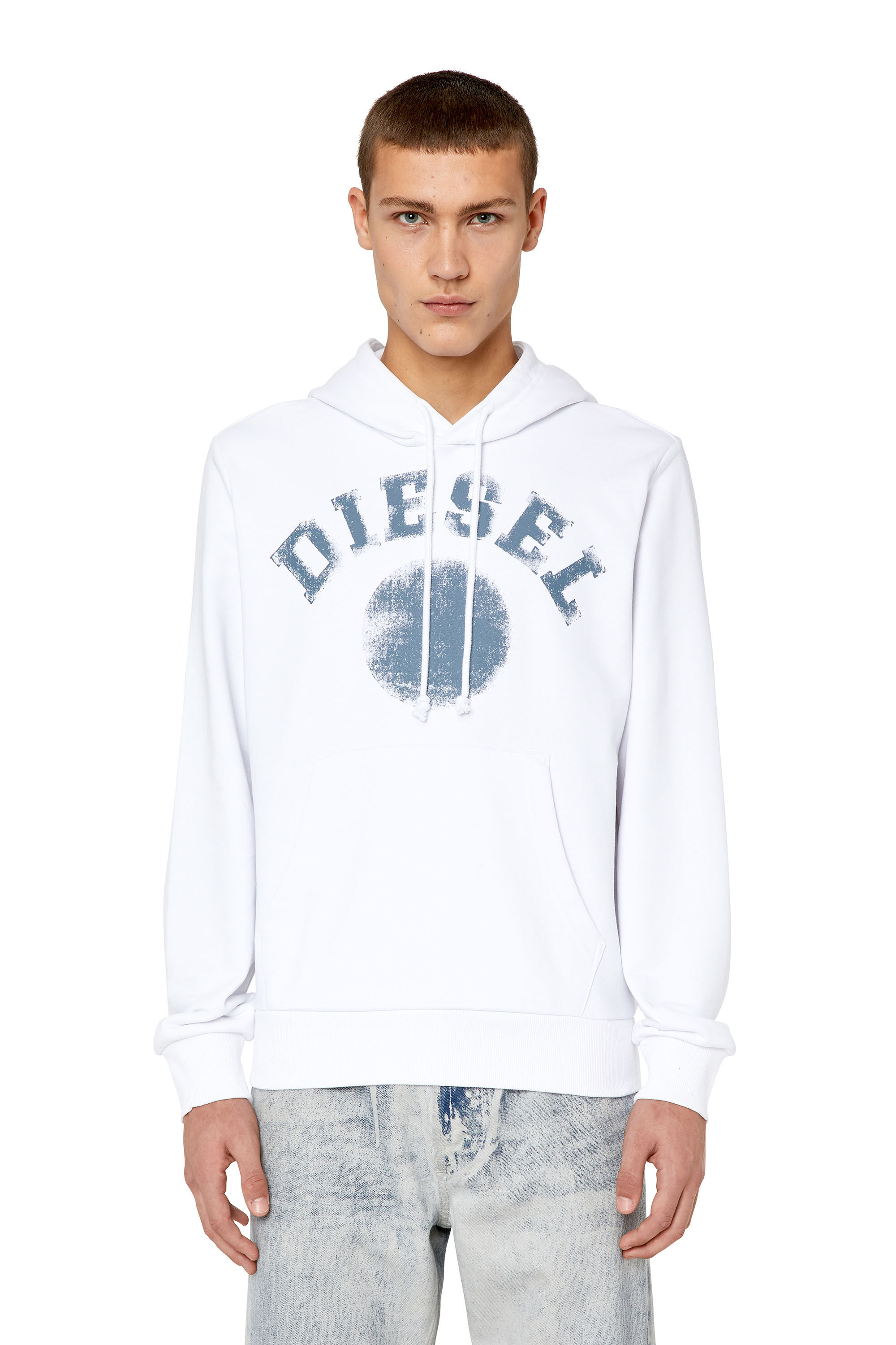 Diesel - S-GINN-HOOD-K30, White - Image 3