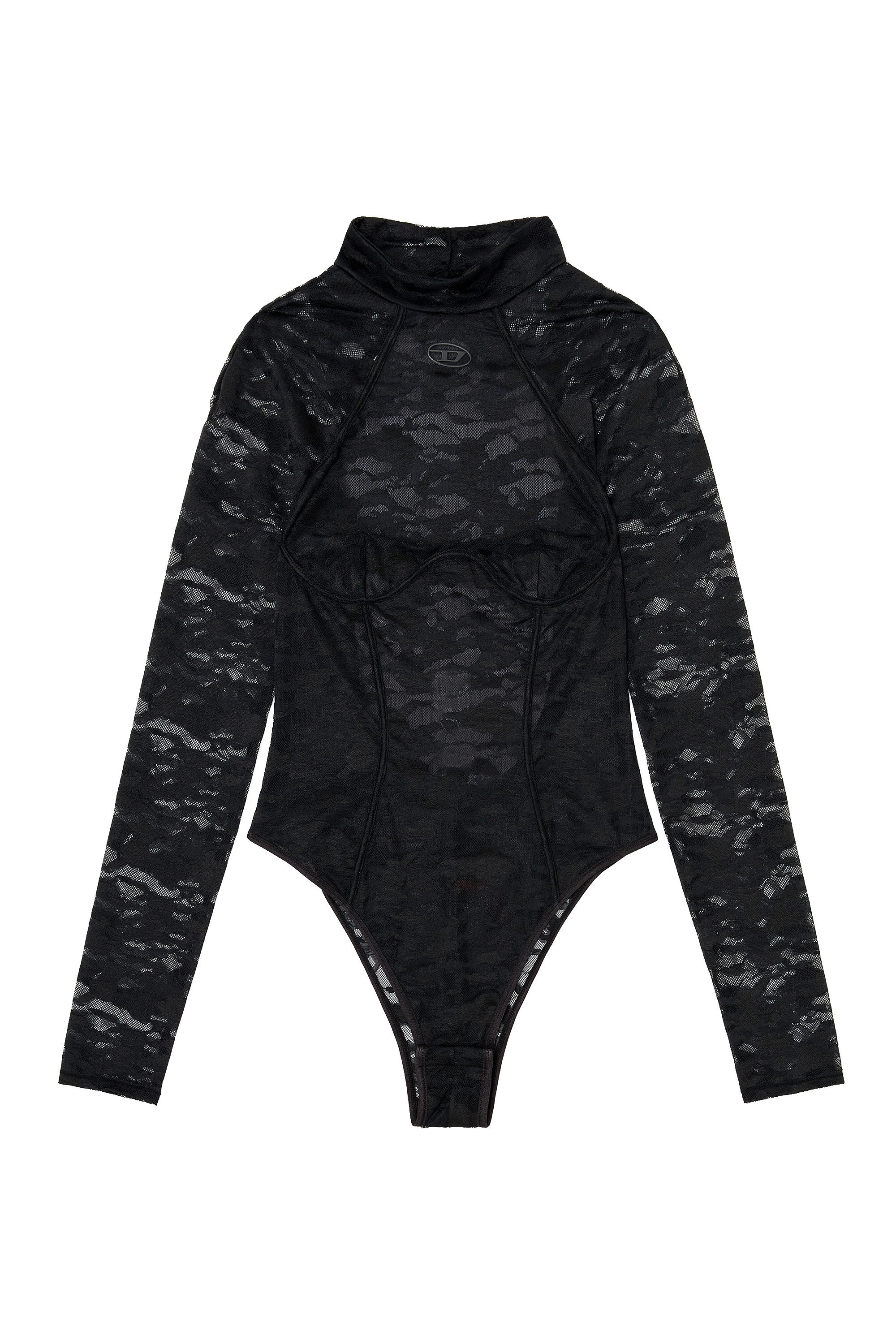 Diesel - VIVIAN-UTLT, Body en dentelle nylon avec dos ouvert Femme in ToBeDefined - 1