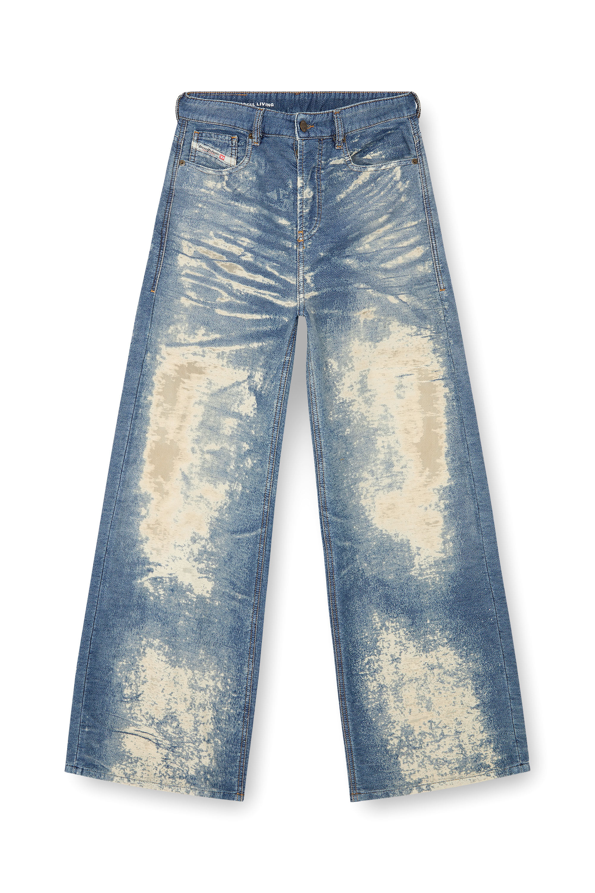 Diesel - Straight Jeans 1996 D-Sire 068RE Femme, Bleu moyen - Image 2