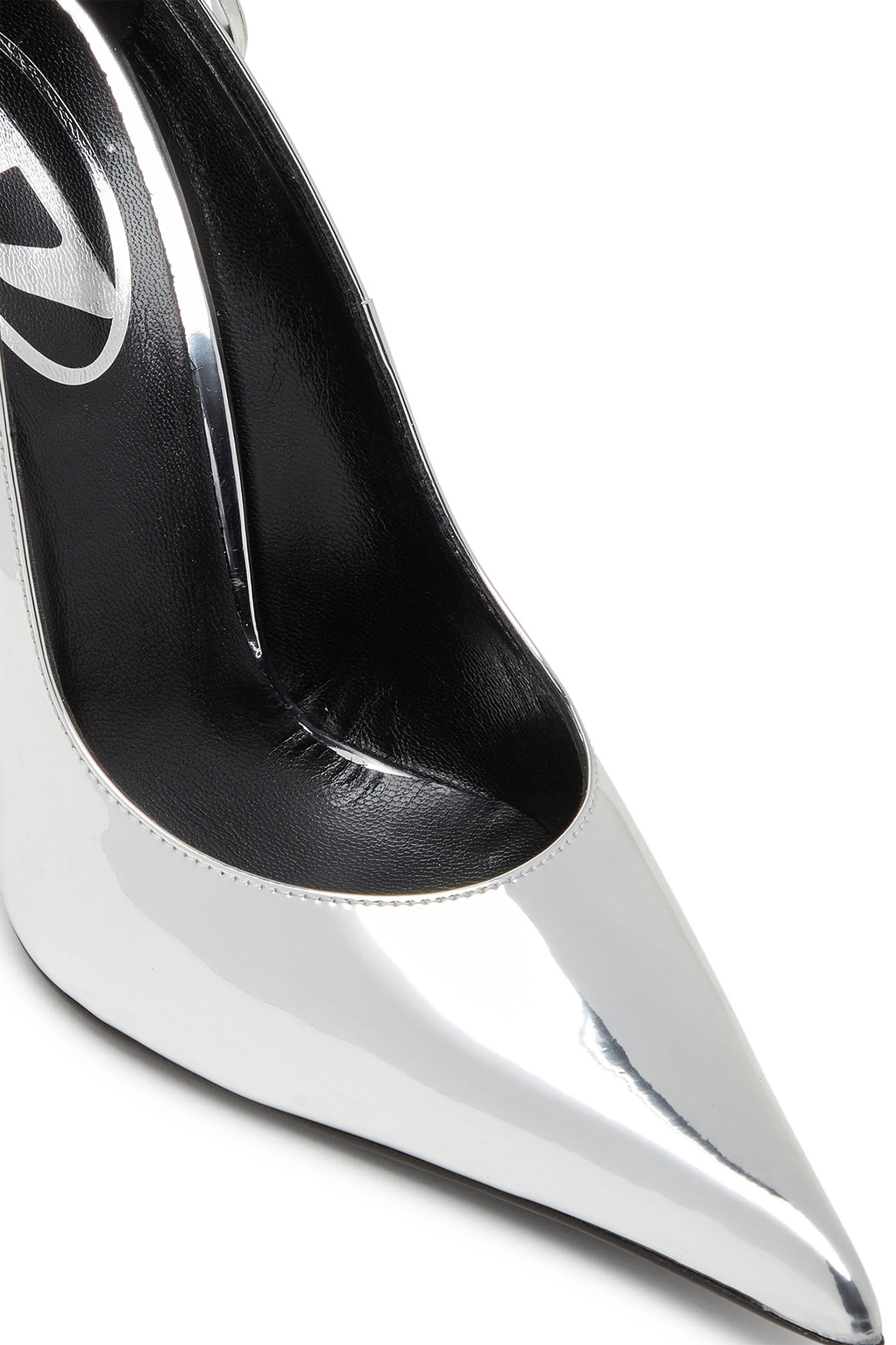 Women's D-Ten&Half-Metallic pumps with curved heel | Silver Women's D-Ten&Half-Metallic pumps with curved heel | Silver