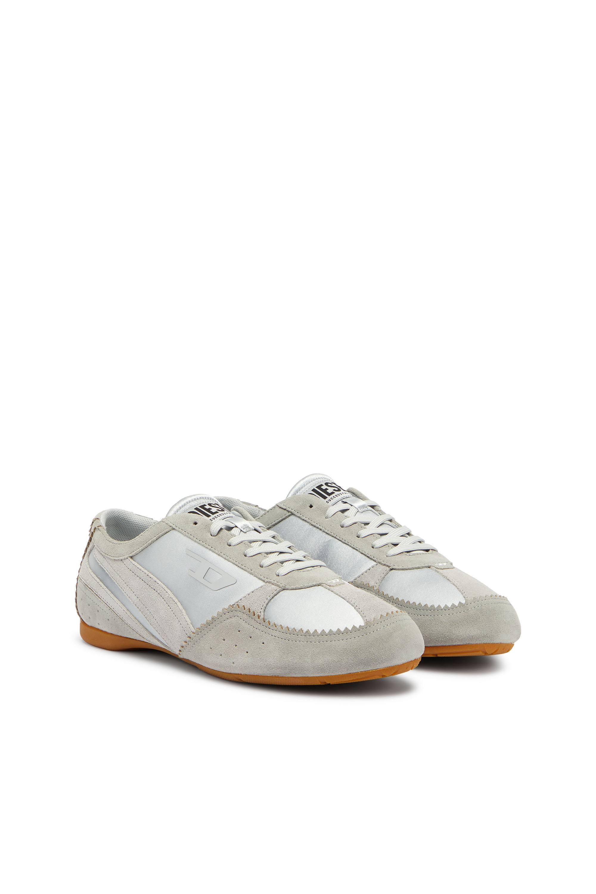Diesel - D-MILE LOW II W, D-Mile-Baskets avec empi&egrave;cements en su&egrave;de Femme in Bleu - 2