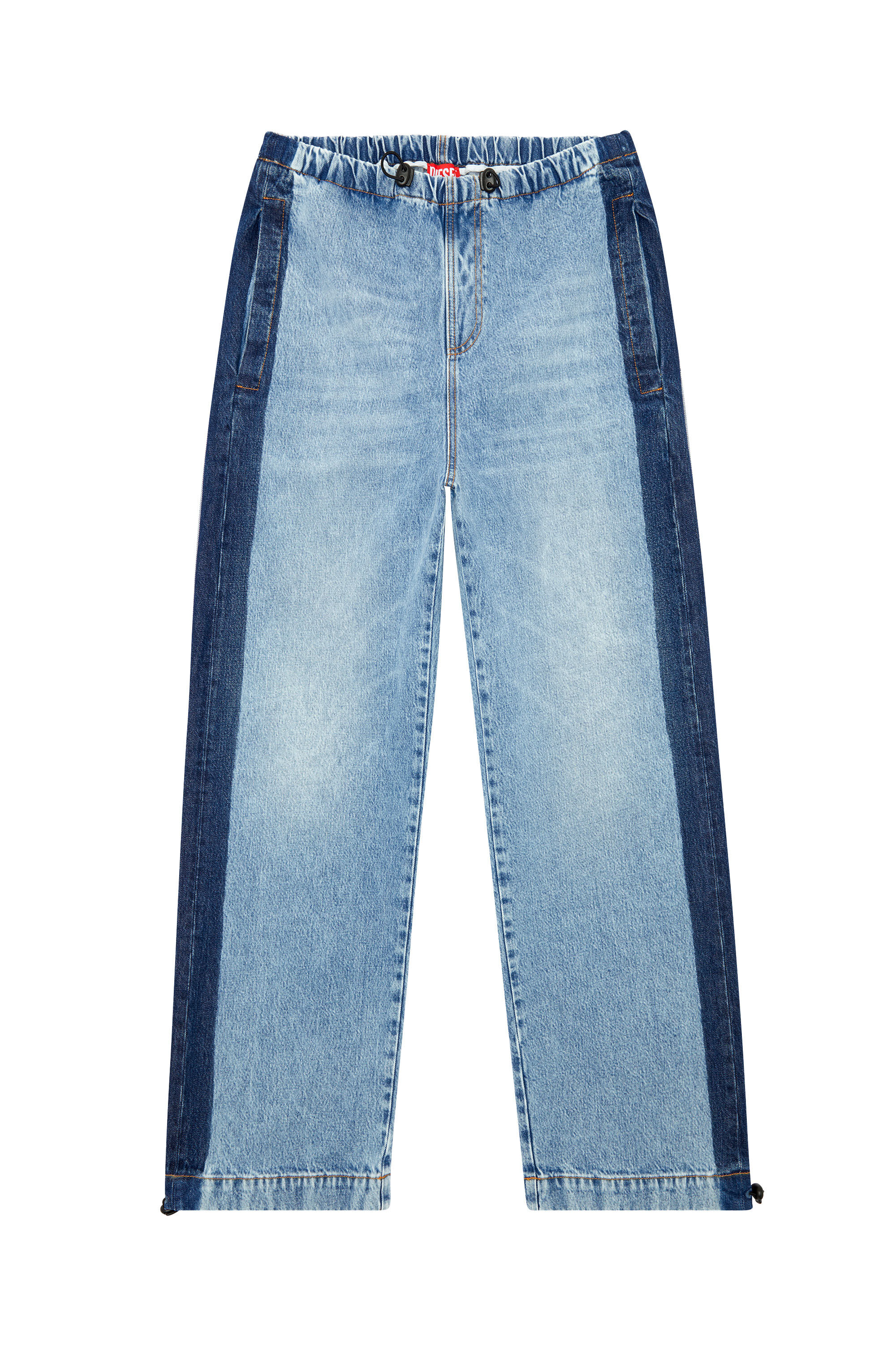 Diesel - Straight Jeans D-Martial 0GHAC, Bleu Clair - Image 2