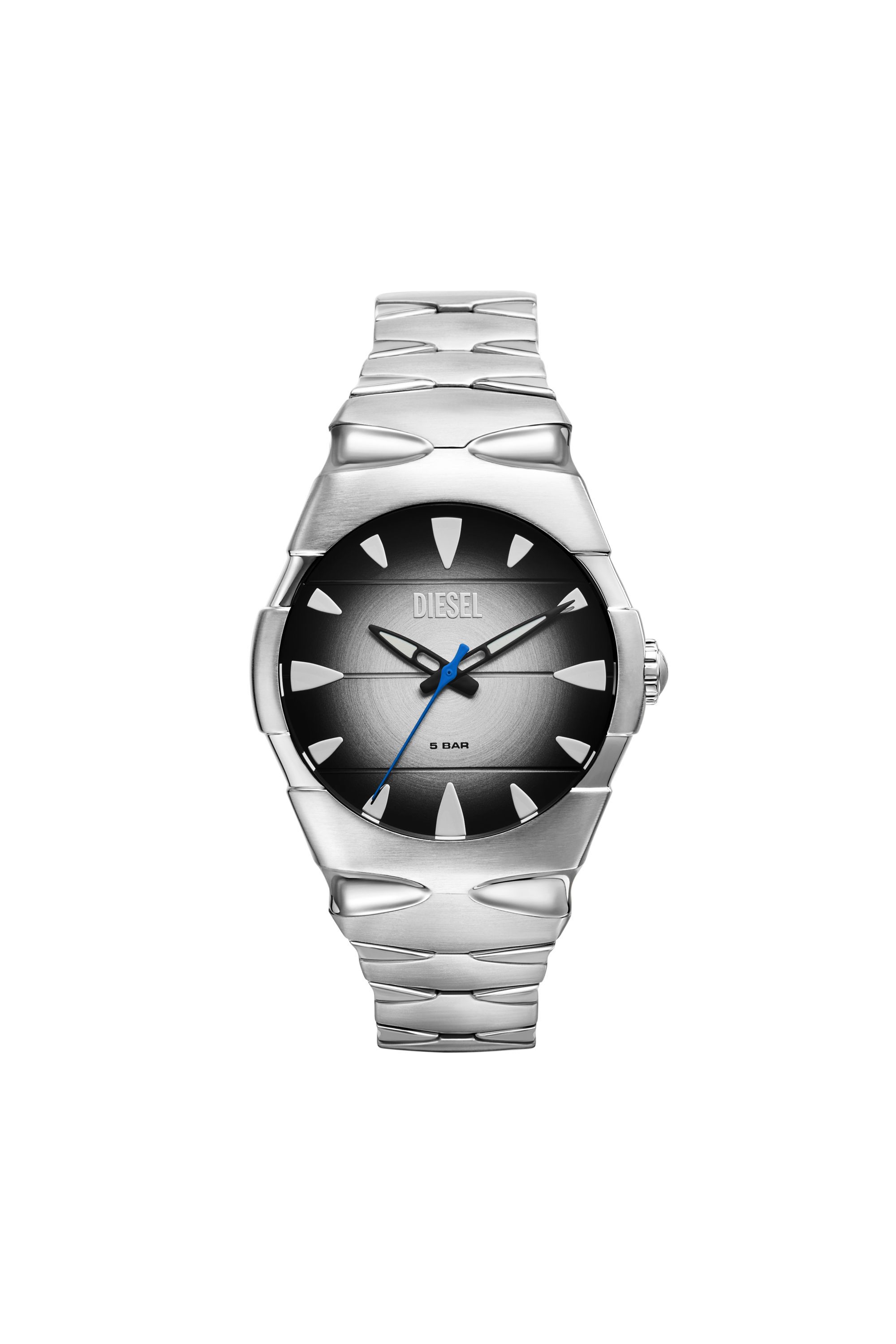 Diesel - DZ2224 WATCH, Montre D-Sruptor en acier inoxydable Homme in Gris argenté - 1