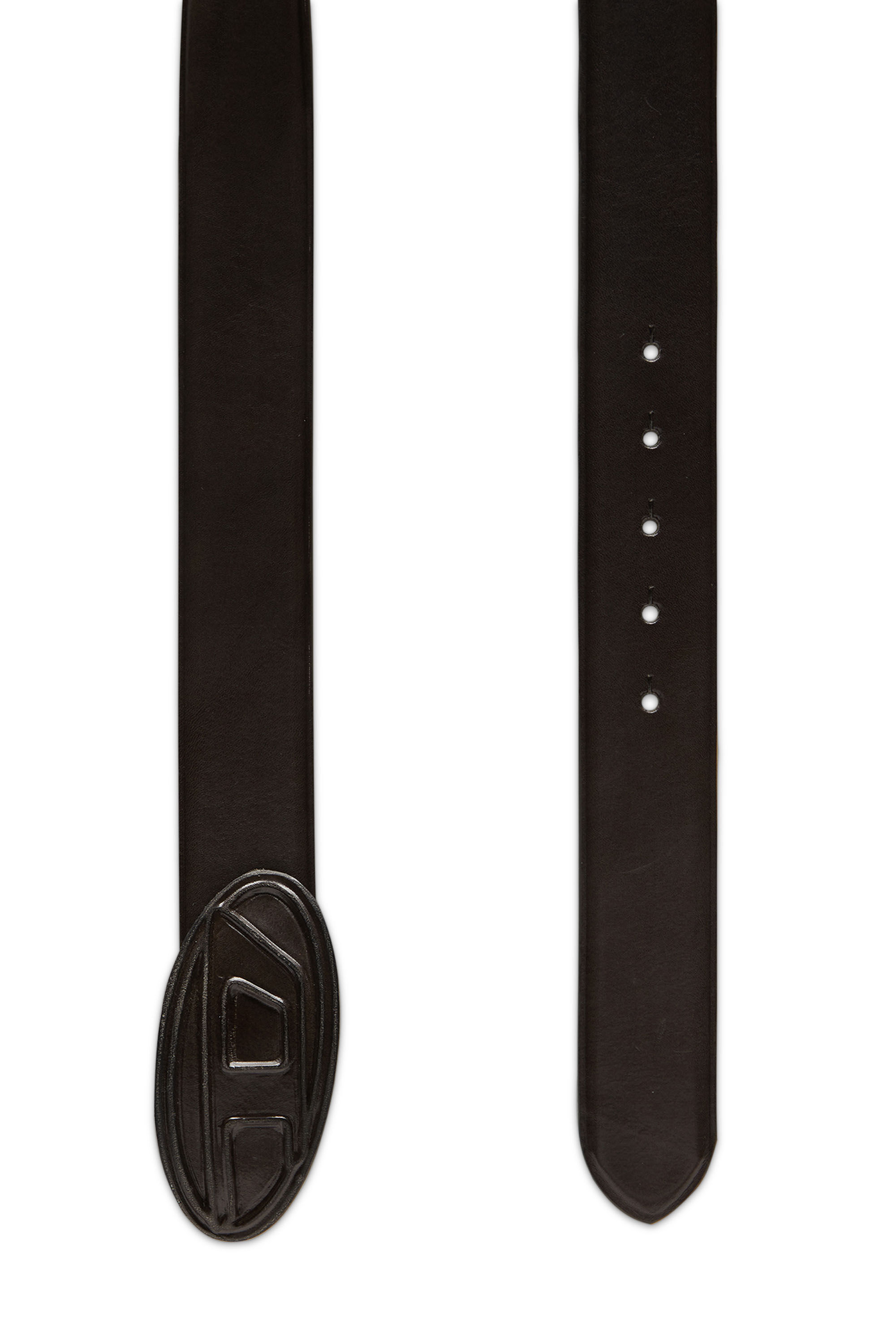 Diesel - B-1DR SCRATCH, Ceinture en cuir avec boucle recouverte de cuir Homme in Marron - 2