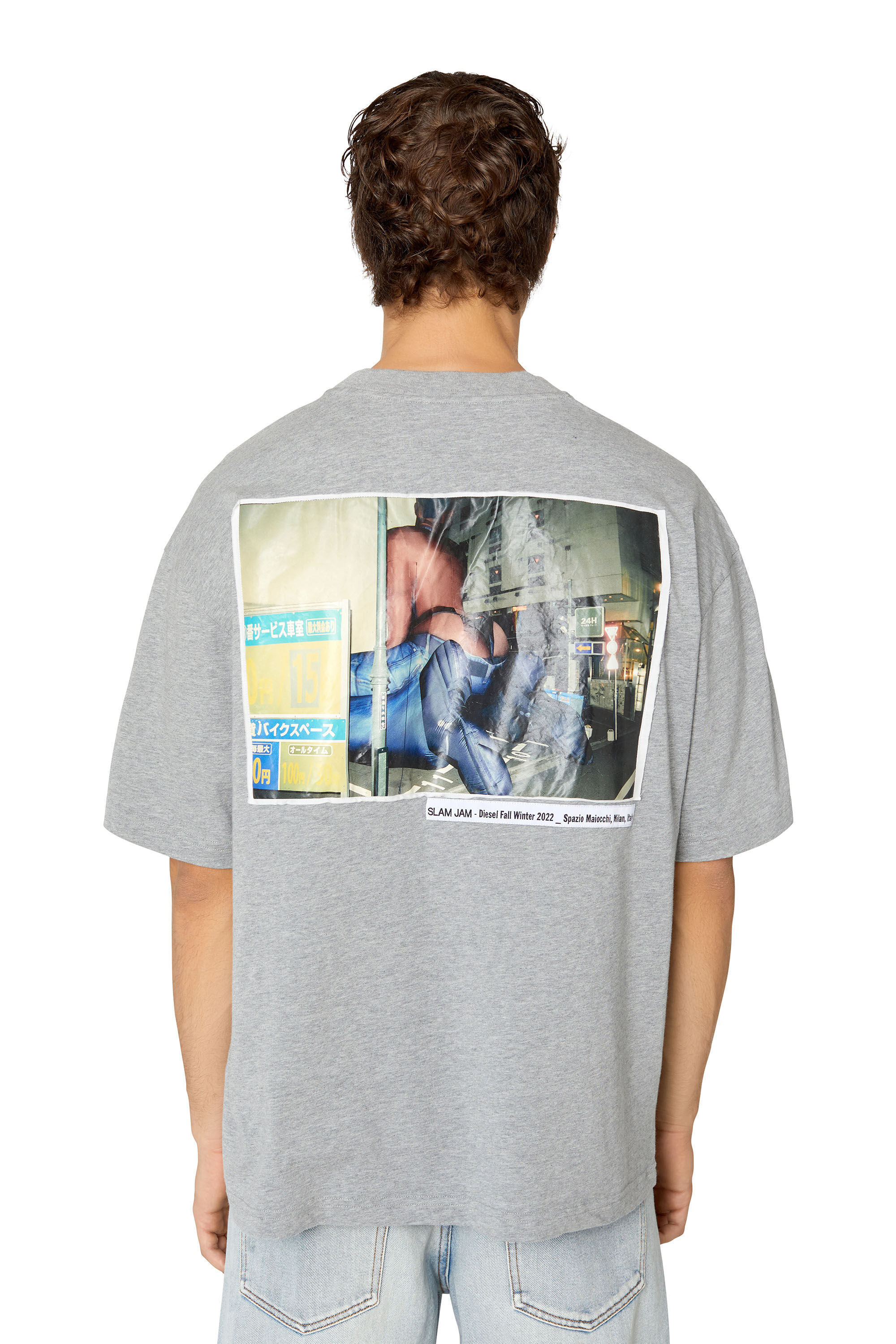 Diesel - SJ-T-WASH, Grey - Image 4