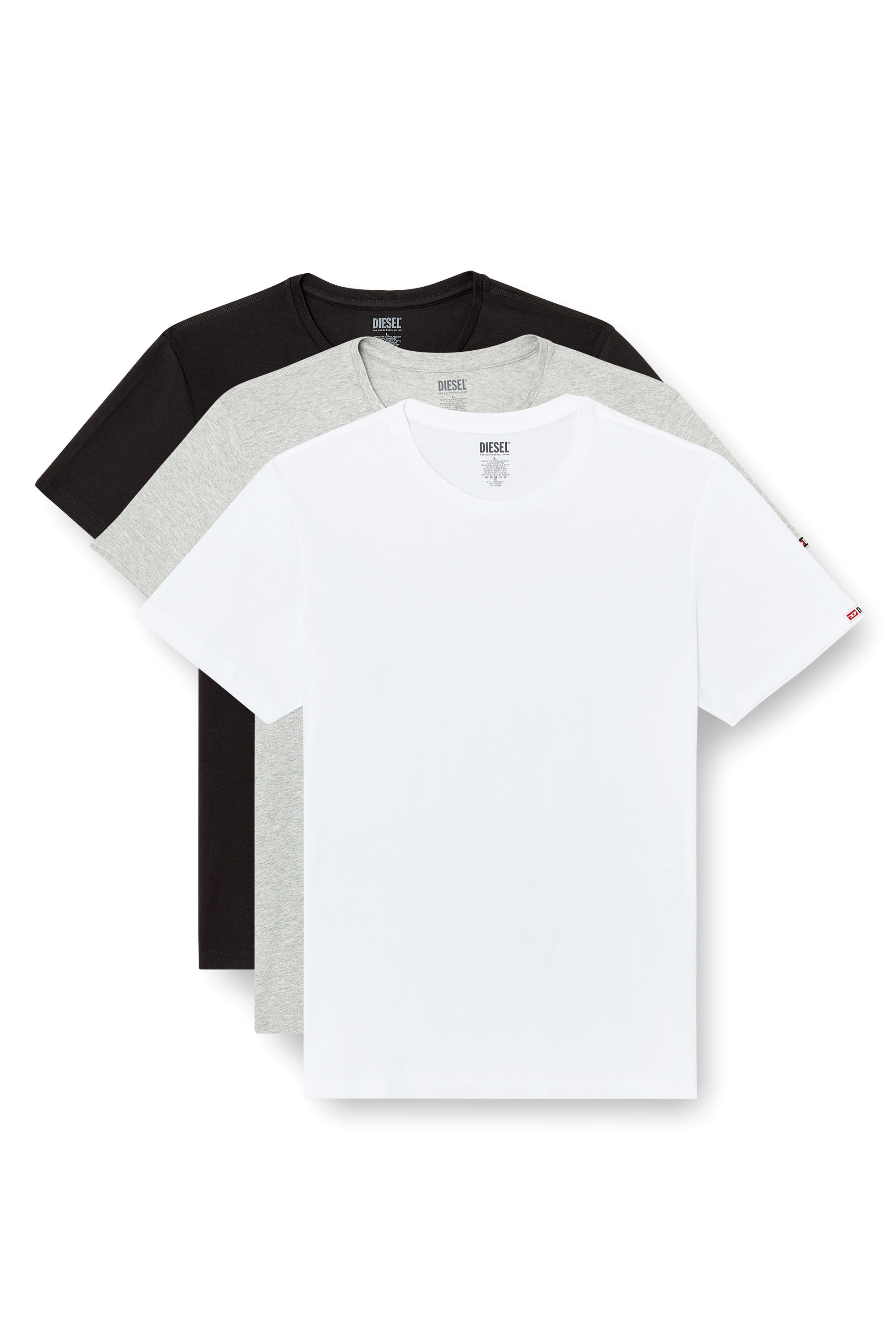 Diesel - RANDAL-D-CORE-3PACK, Lot de 3 t-shirts en coton Homme in Polychrome - 2