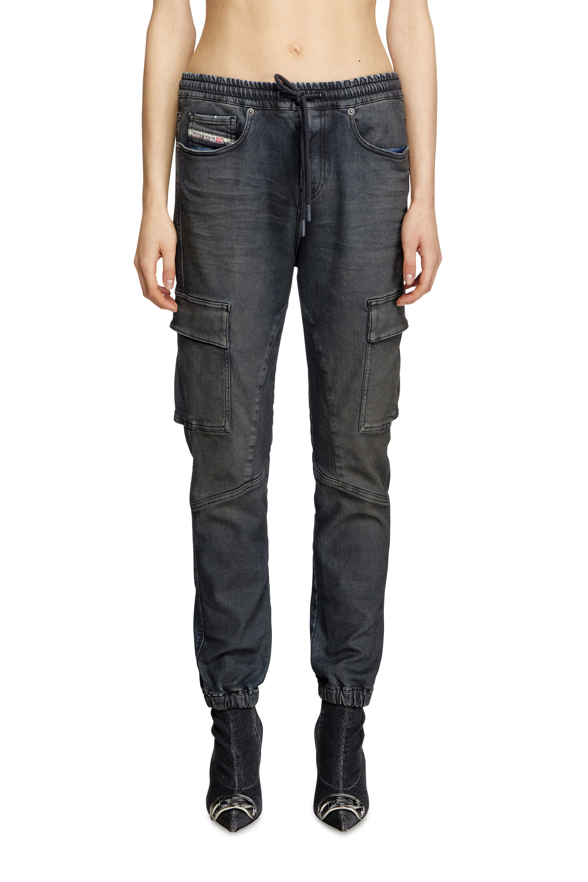 Diesel - Regular 2051 D-Ursy Joggjeans® 09L13 Femme, Bleu Foncé - Image 3