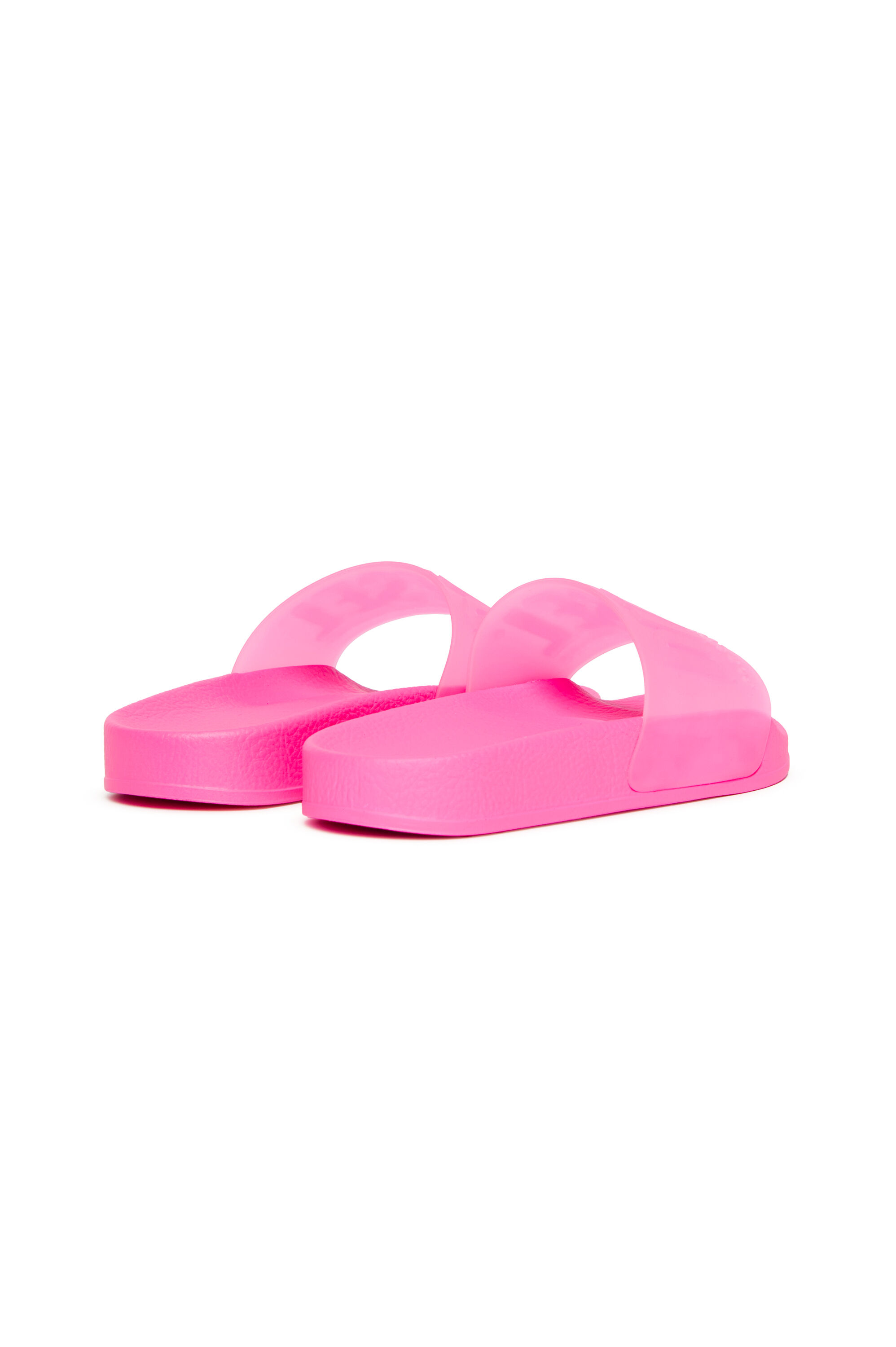Diesel - SA-MAYEMI CC, Claquettes de piscine en caoutchouc semi-transparentes Mixte in Rose - 3