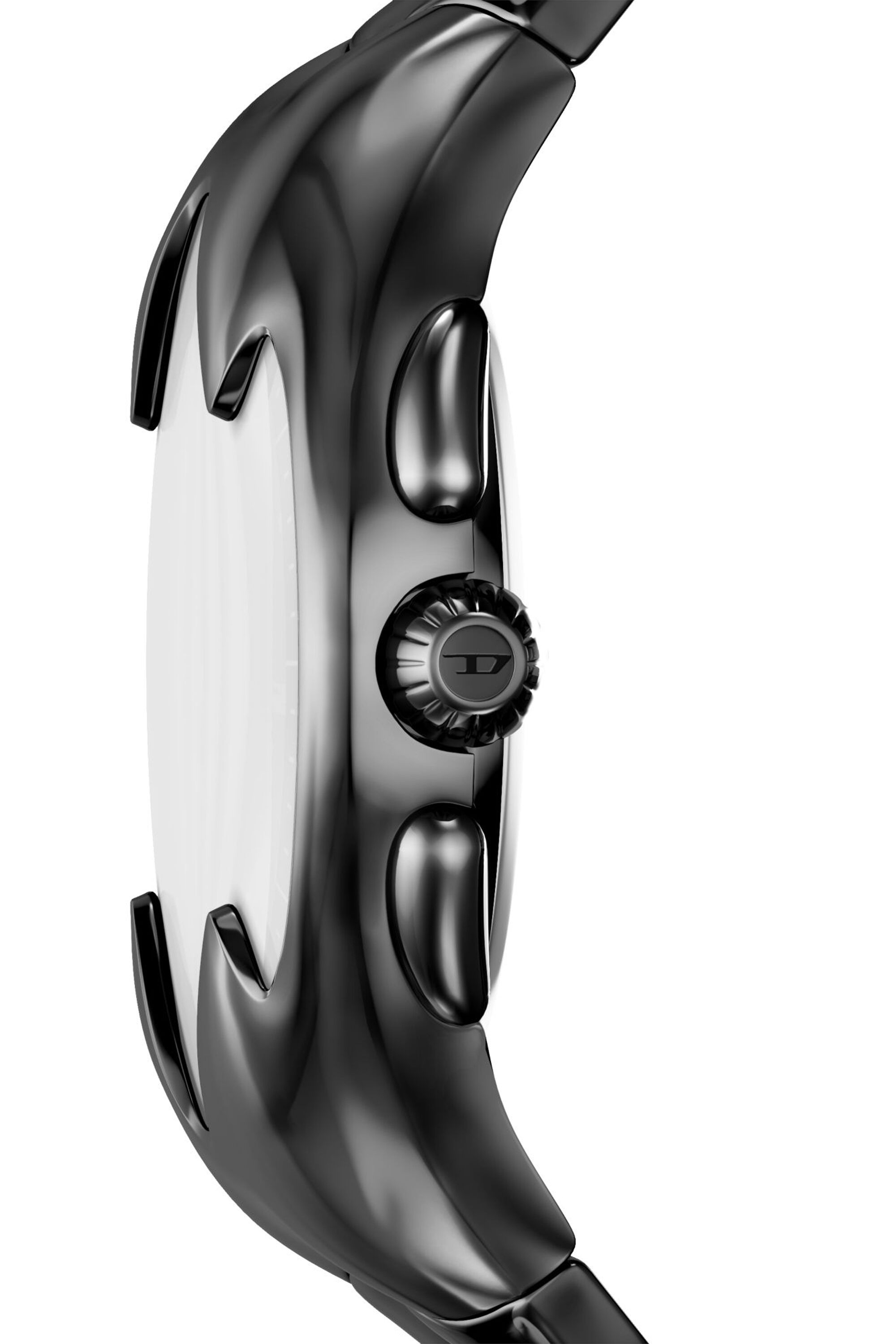 Diesel - DZ4713 WATCH, Montre Mercurial en acier inoxydable finition gunmetal Homme in Noir - 3
