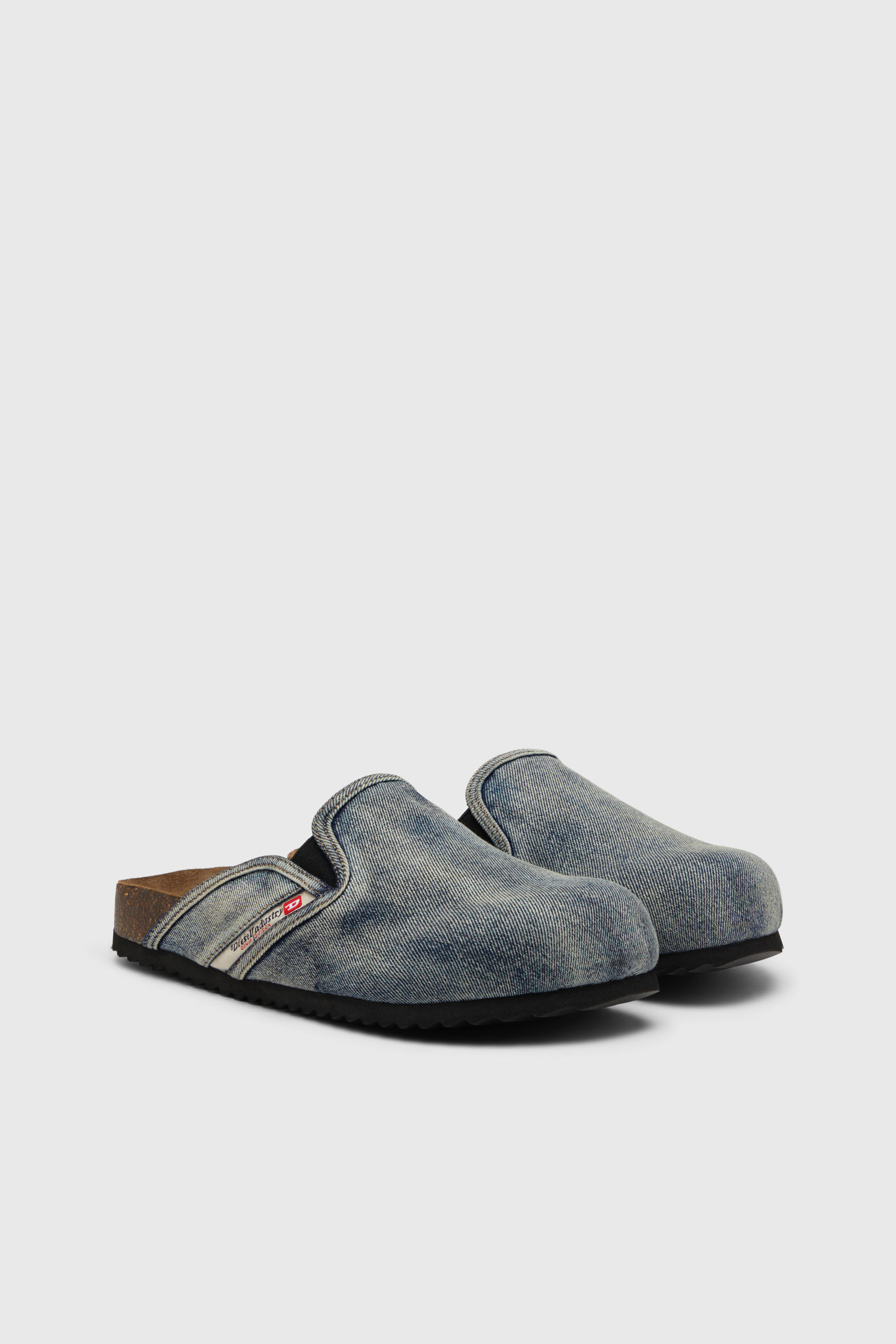 Diesel - D-WOODSTOCK SLIP-ON, D-Woodstock-Mules en denim Homme in Bleu - 2