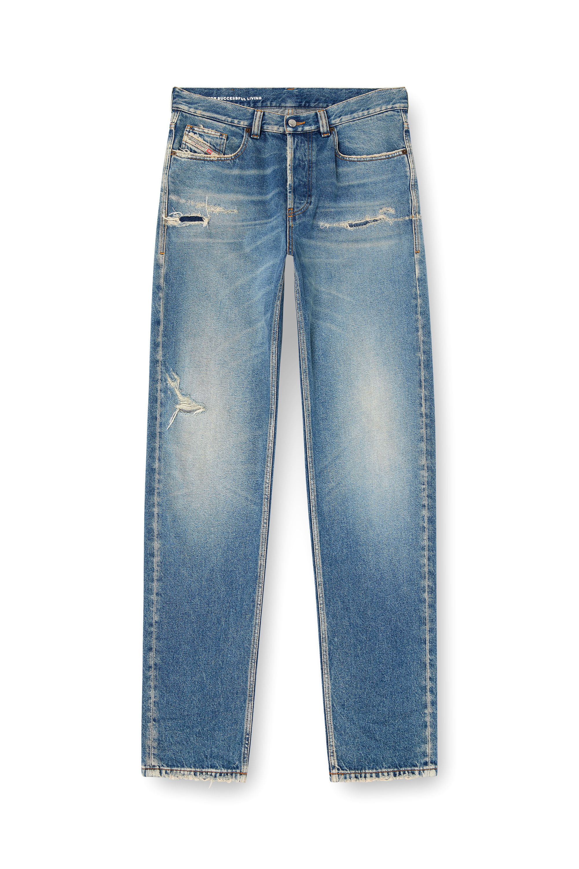 Diesel - Regular Jeans 2024 D-Macs 09L43 Homme, Bleu moyen - Image 2