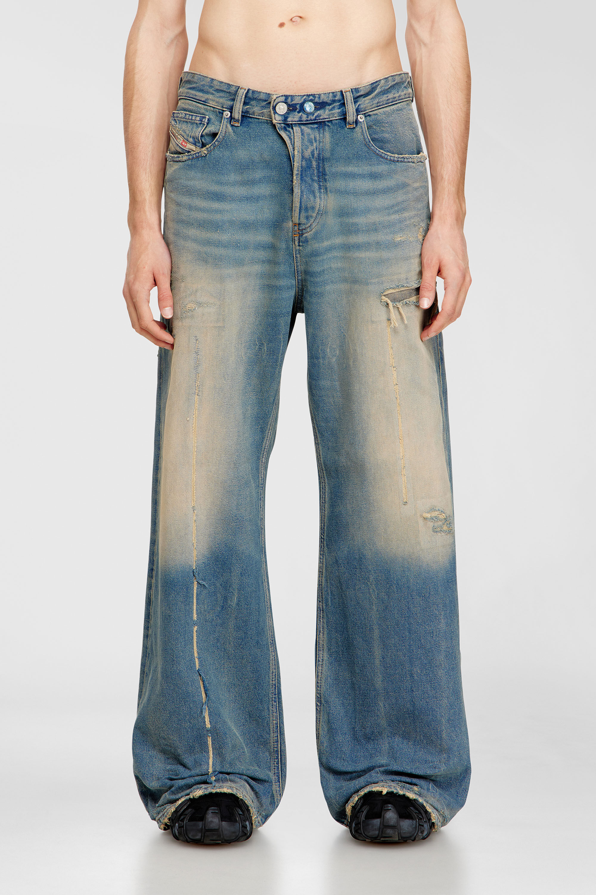 Diesel - Relaxed Jeans 1996 D-Sire 09N29 Mixte, Bleu moyen - Image 4