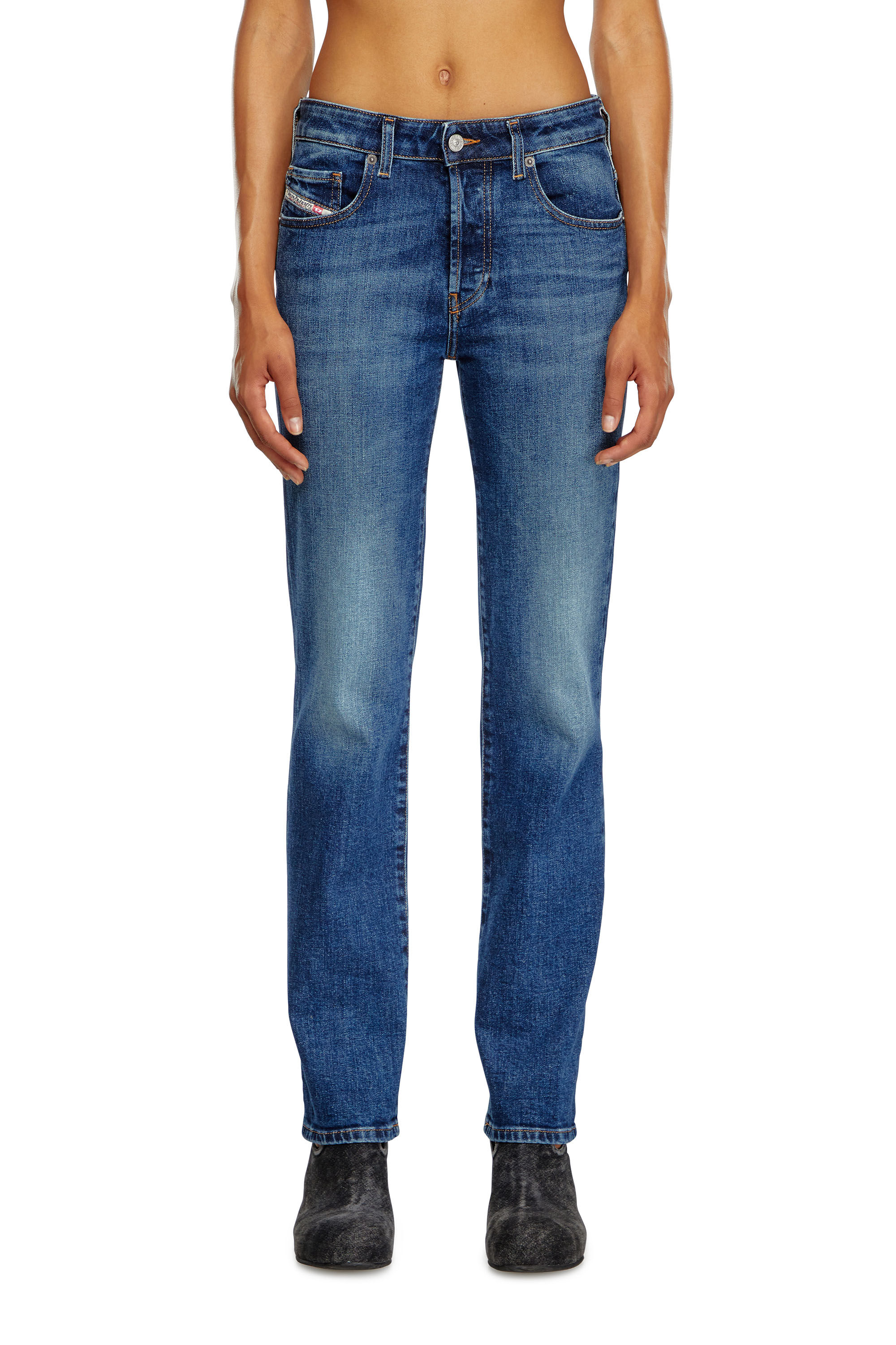 Diesel - Regular Jeans 1989 D-Mine 09I28 Femme, Bleu Foncé - Image 3