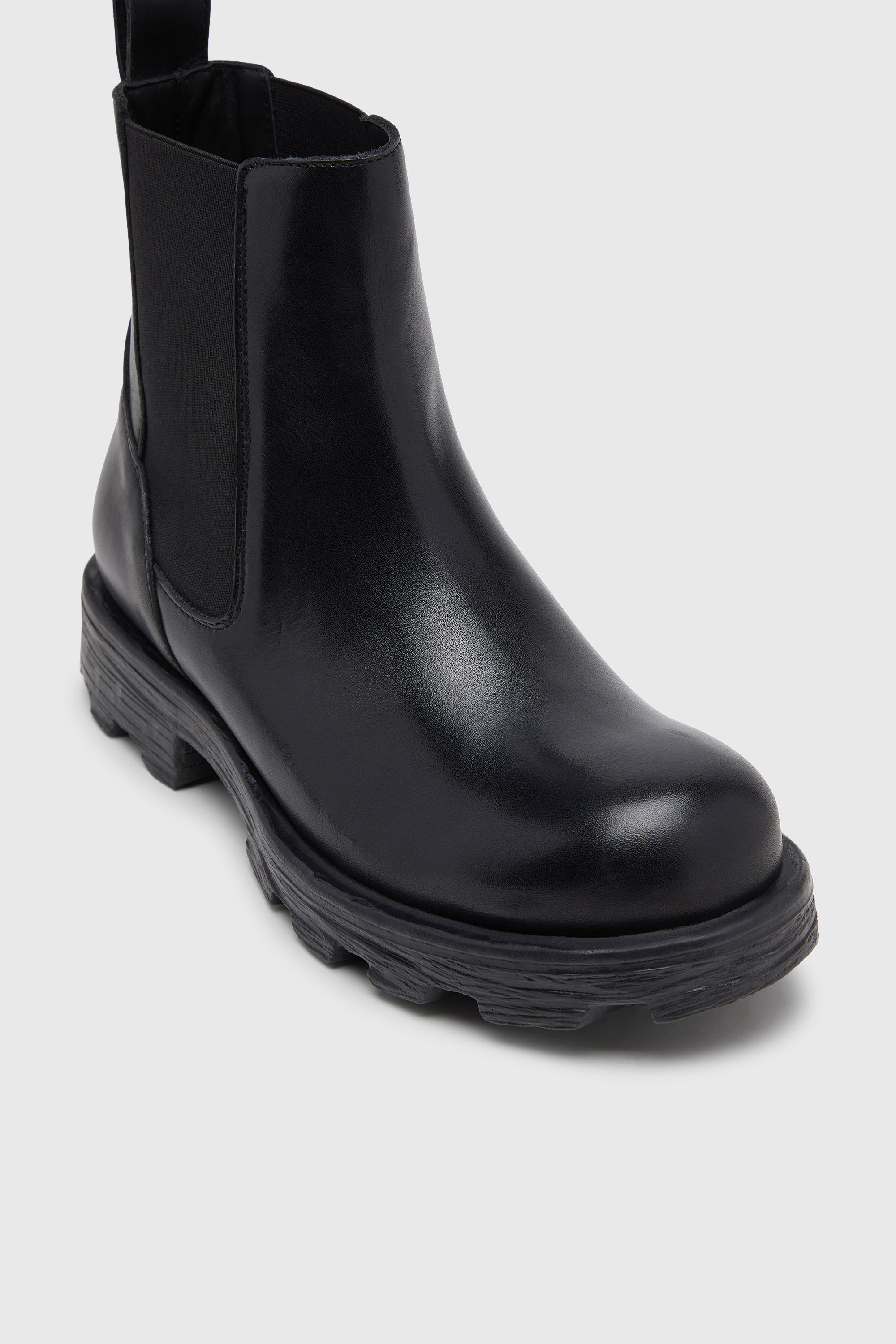 Diesel - D-HAMMER CH, D-Hammer-Bottines Chelsea en cuir Homme in Noir - 6