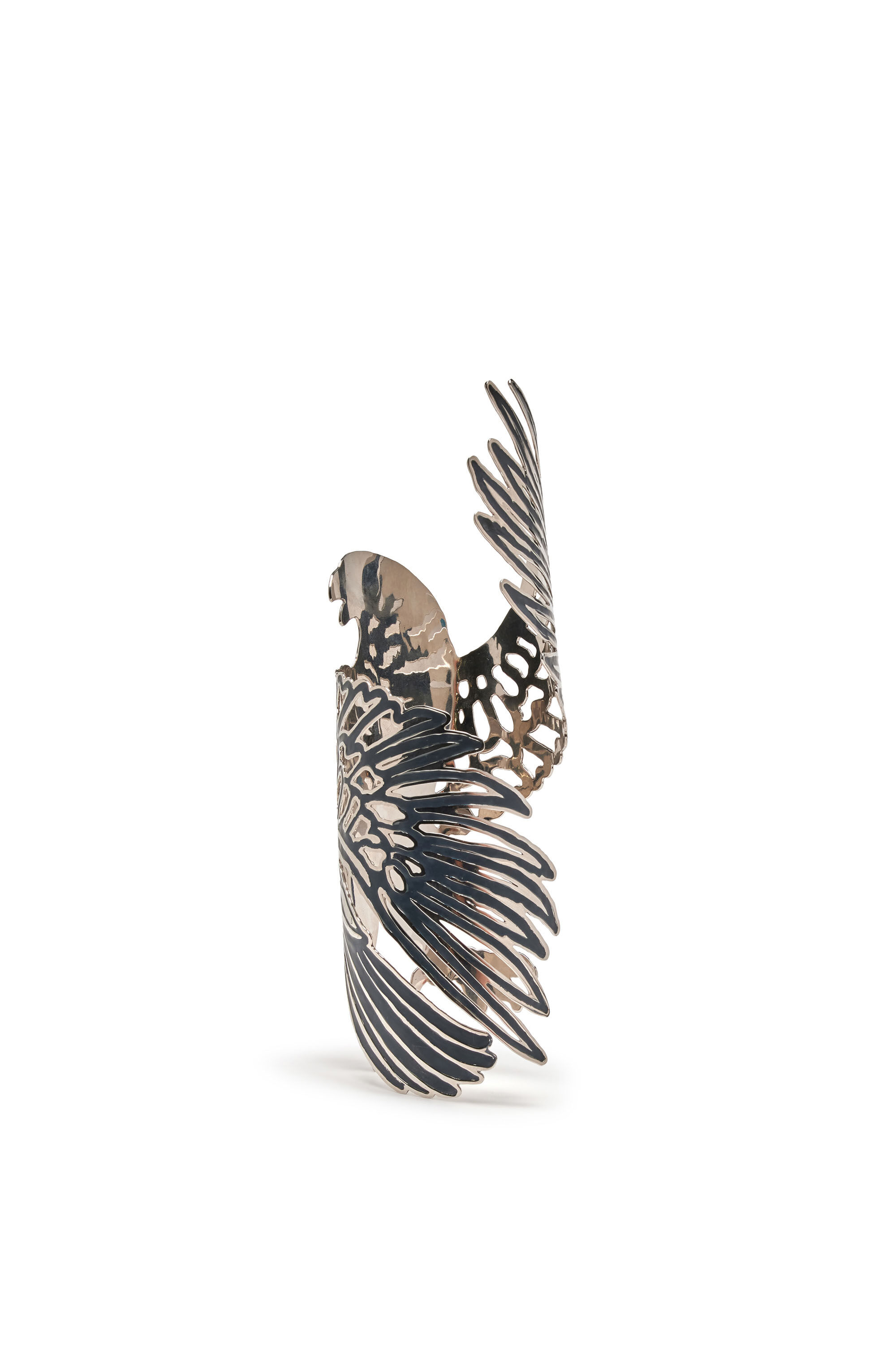 Diesel - EAGLE ARMBAND, Gris argenté - Image 2