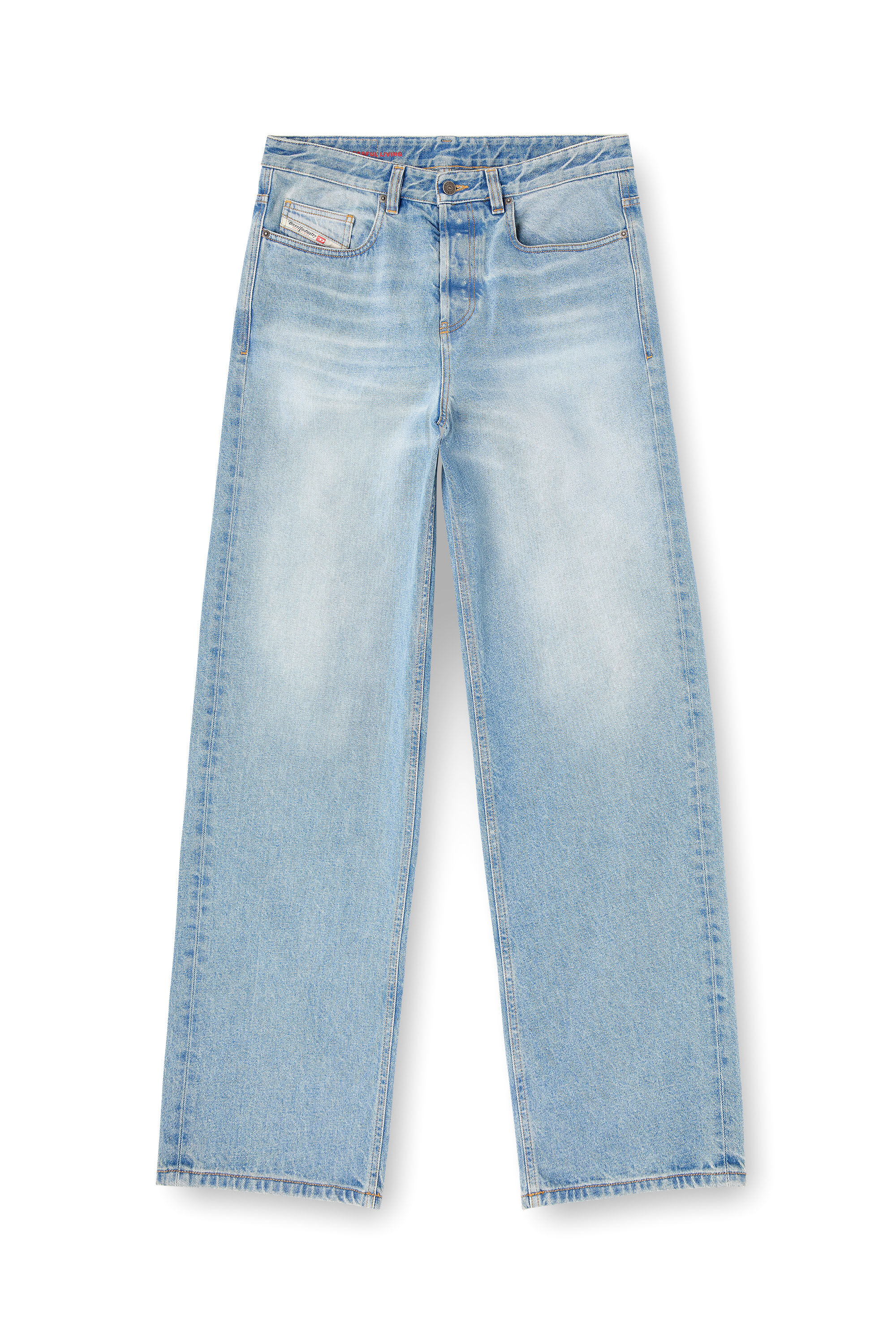 Diesel - Relaxed Jeans 2001 D-Macro 007FA Homme, Bleu Clair - Image 2