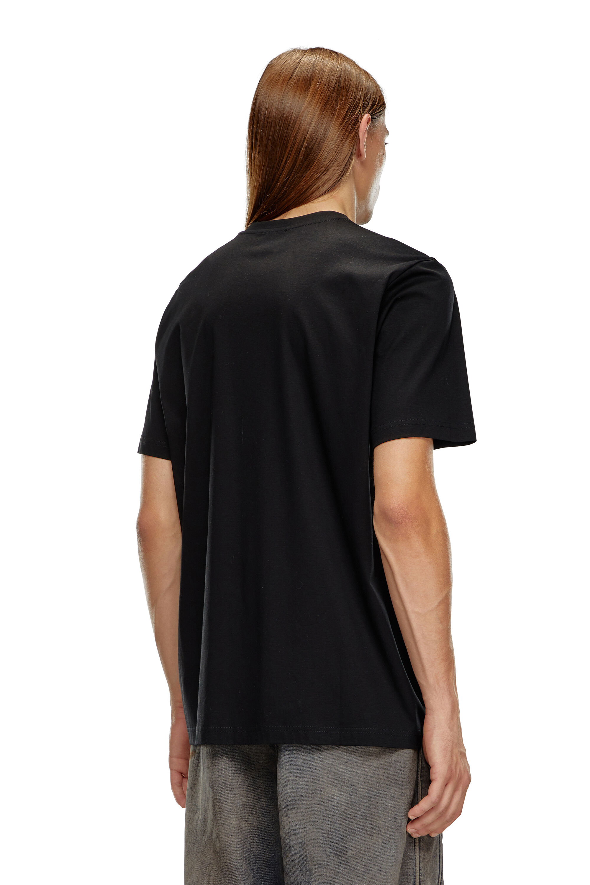 ★【DIESEL】 T-JUST-DOVAL-PJ T-SHIRT★ Diesel T-Just-Doval-PJ Cotton T-shirt | Black | FARFETCH PL