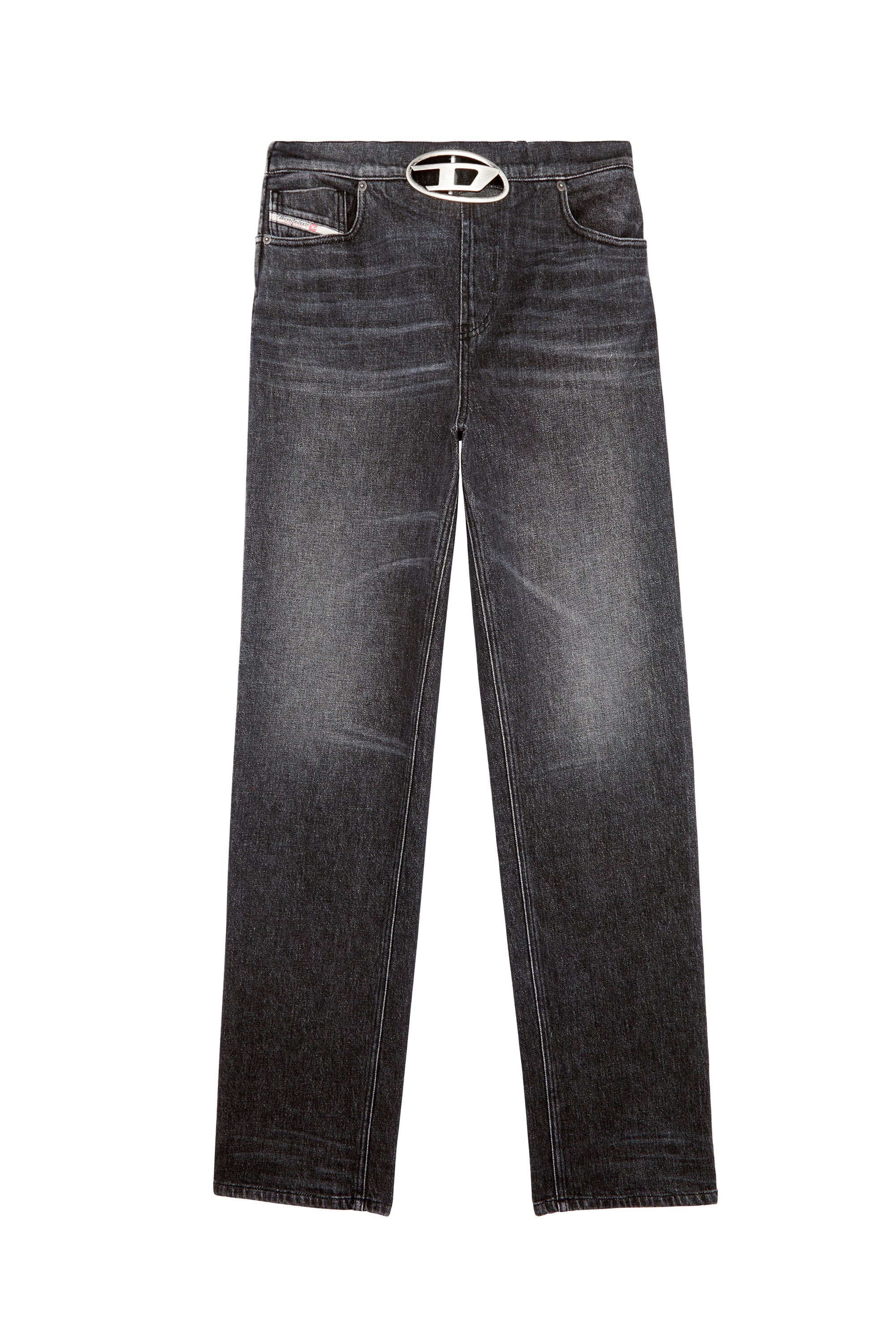 Diesel - Straight Jeans 1955 D-Rekiv 0CKAH, Black/Dark grey - Image 2