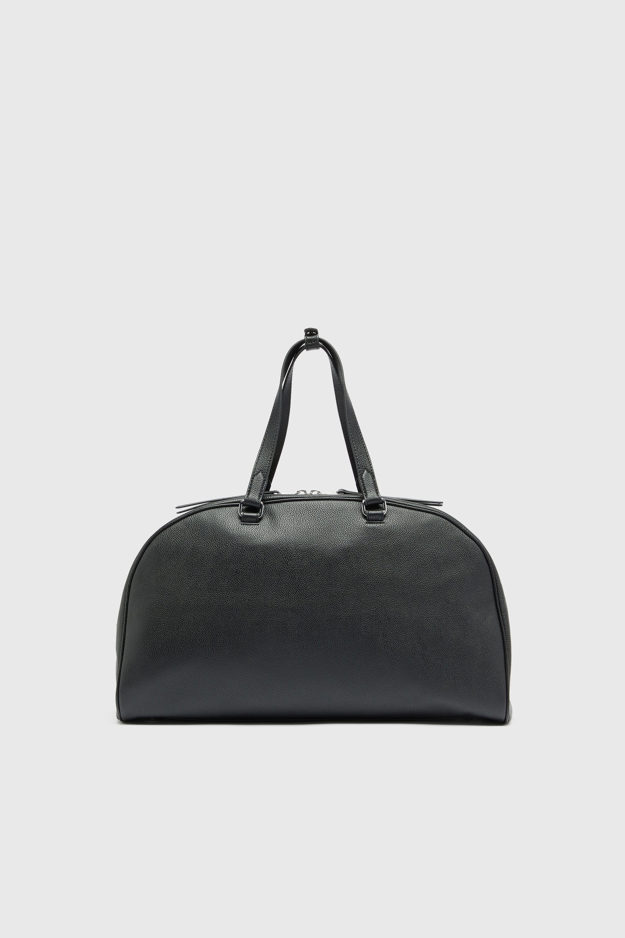 Diesel - 1DR DOME DUFFLE, 1DR Dome  - Sac de voyage en cuir avec Oval D Mixte in Noir - 2