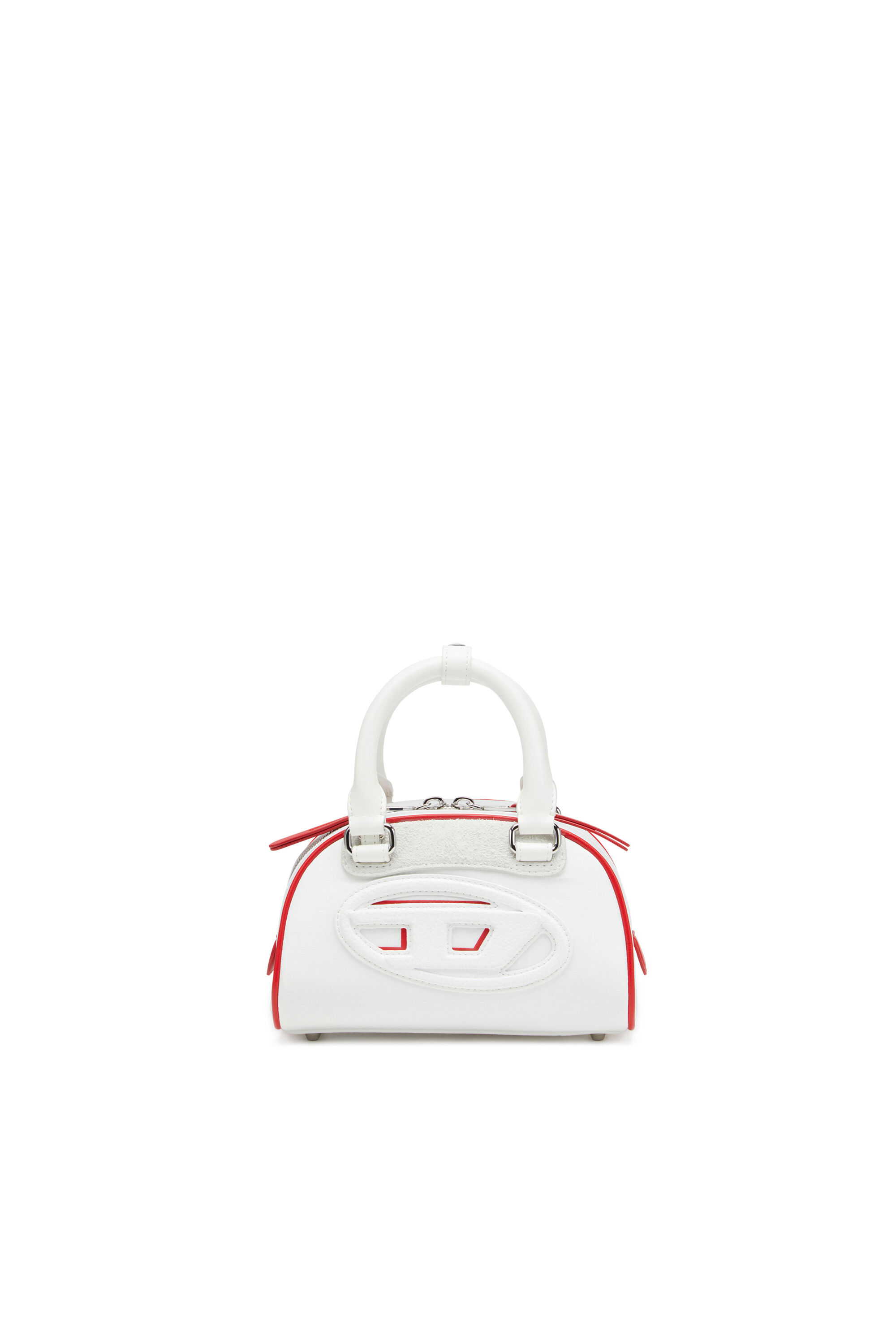 Diesel - 1DR DOME CROSSBODY, 1DR Dome-Mini sac bowling color-block Femme in Blanc - 1