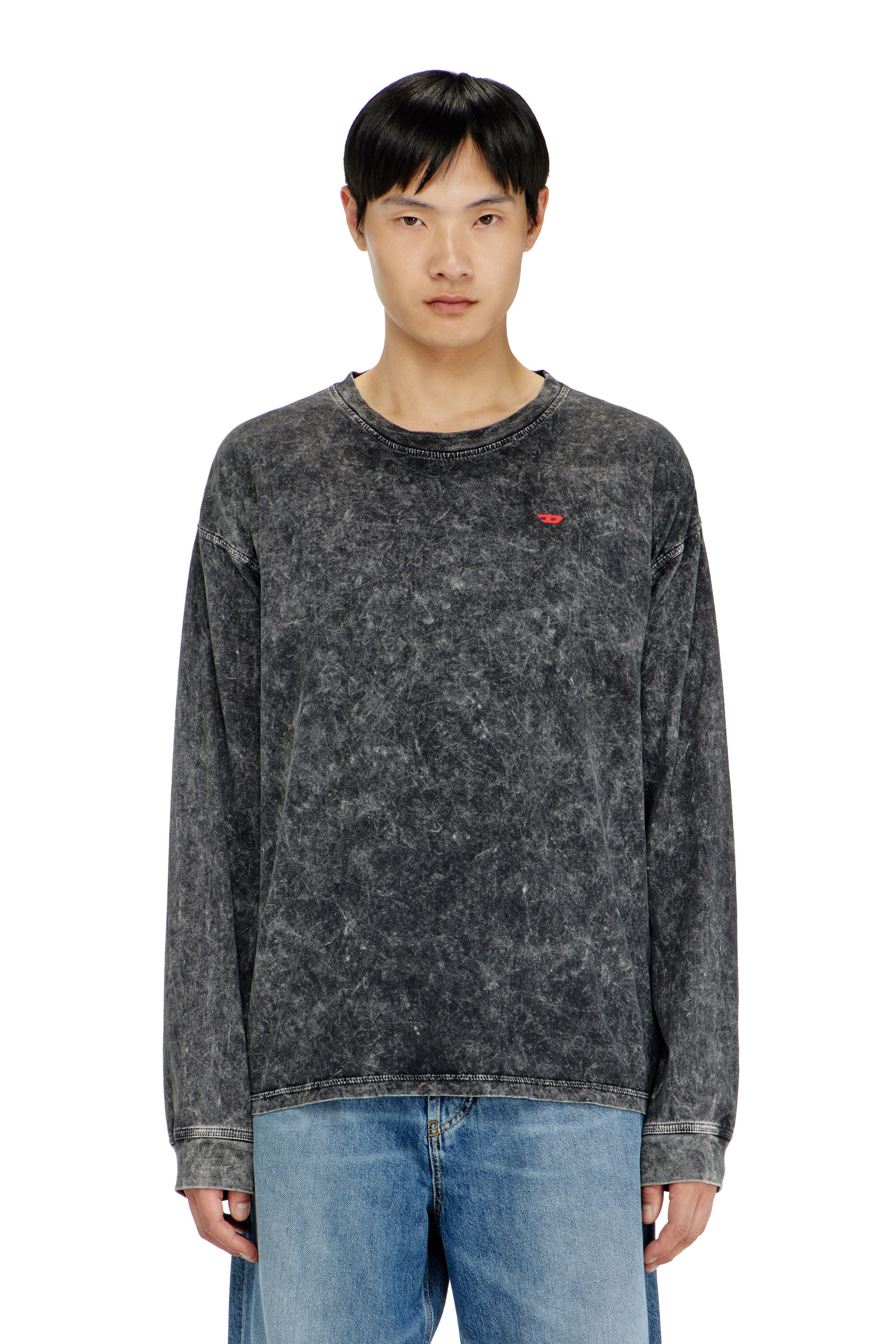 Diesel - T-BOXT-LS-AA5, Haut &agrave; manches longues avec effet trait&eacute; Homme in ToBeDefined - 3