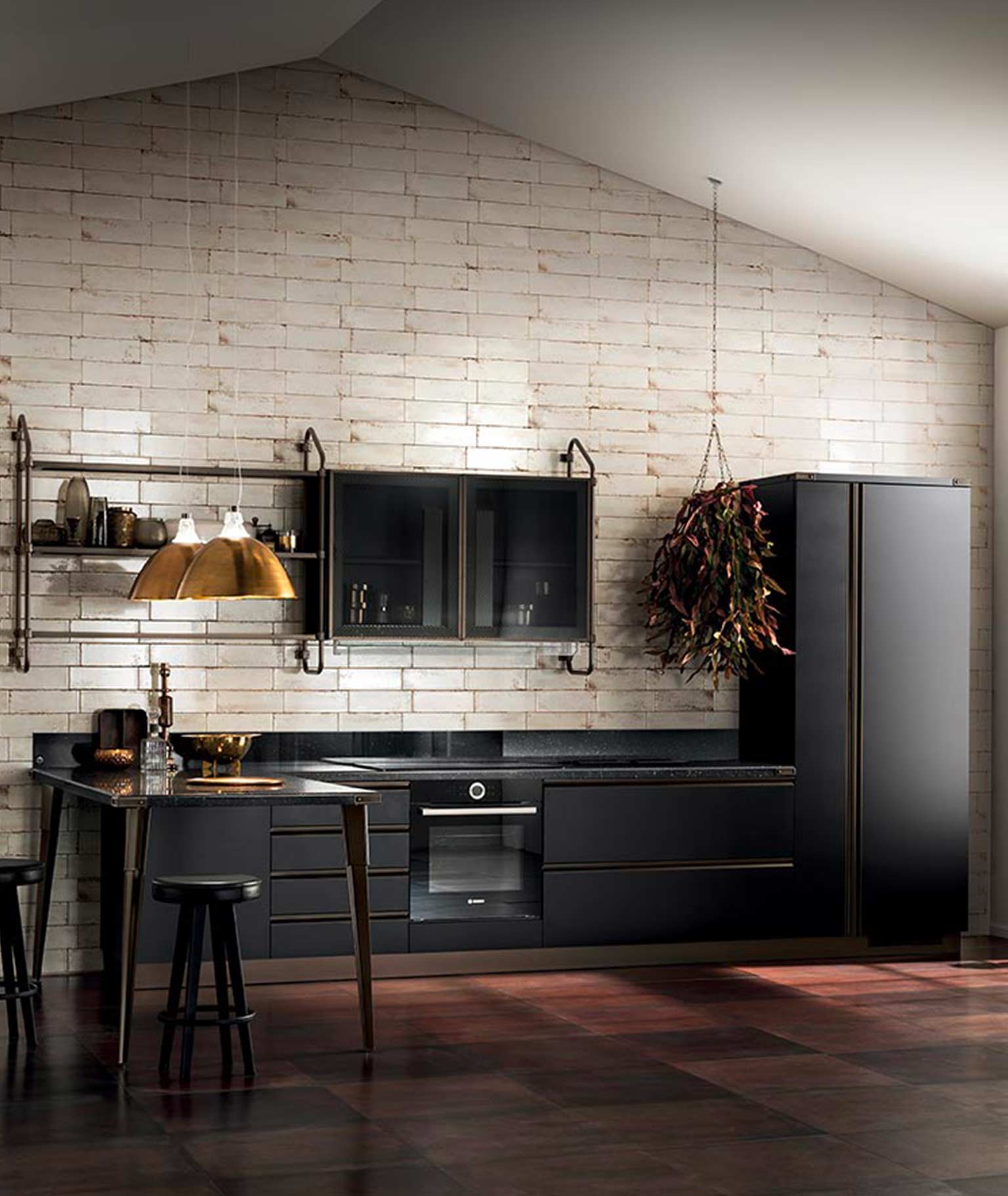 / Diesel Living: Kitchen with Scavolini