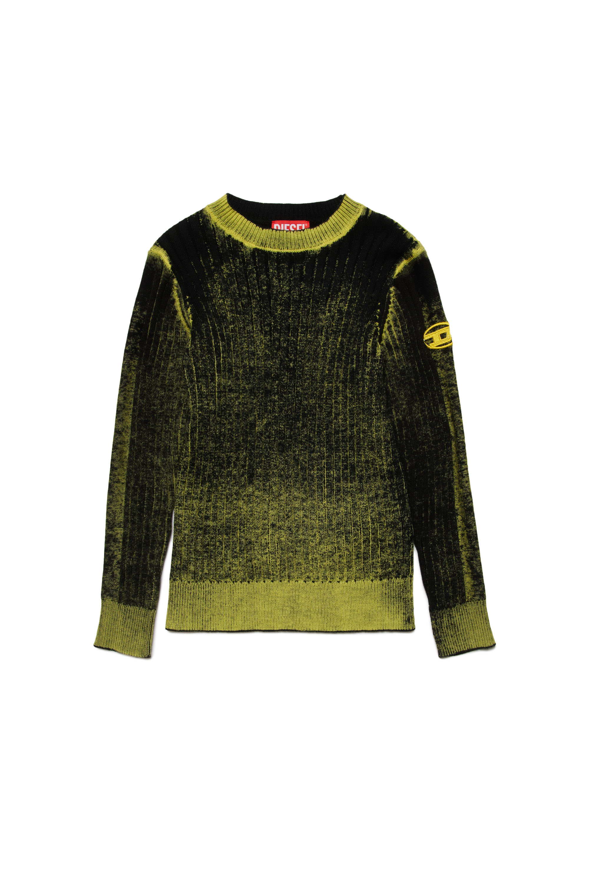 Diesel - KANDELERO, Homme Pull en maille avec finition bicolore in Polychrome - Image 1