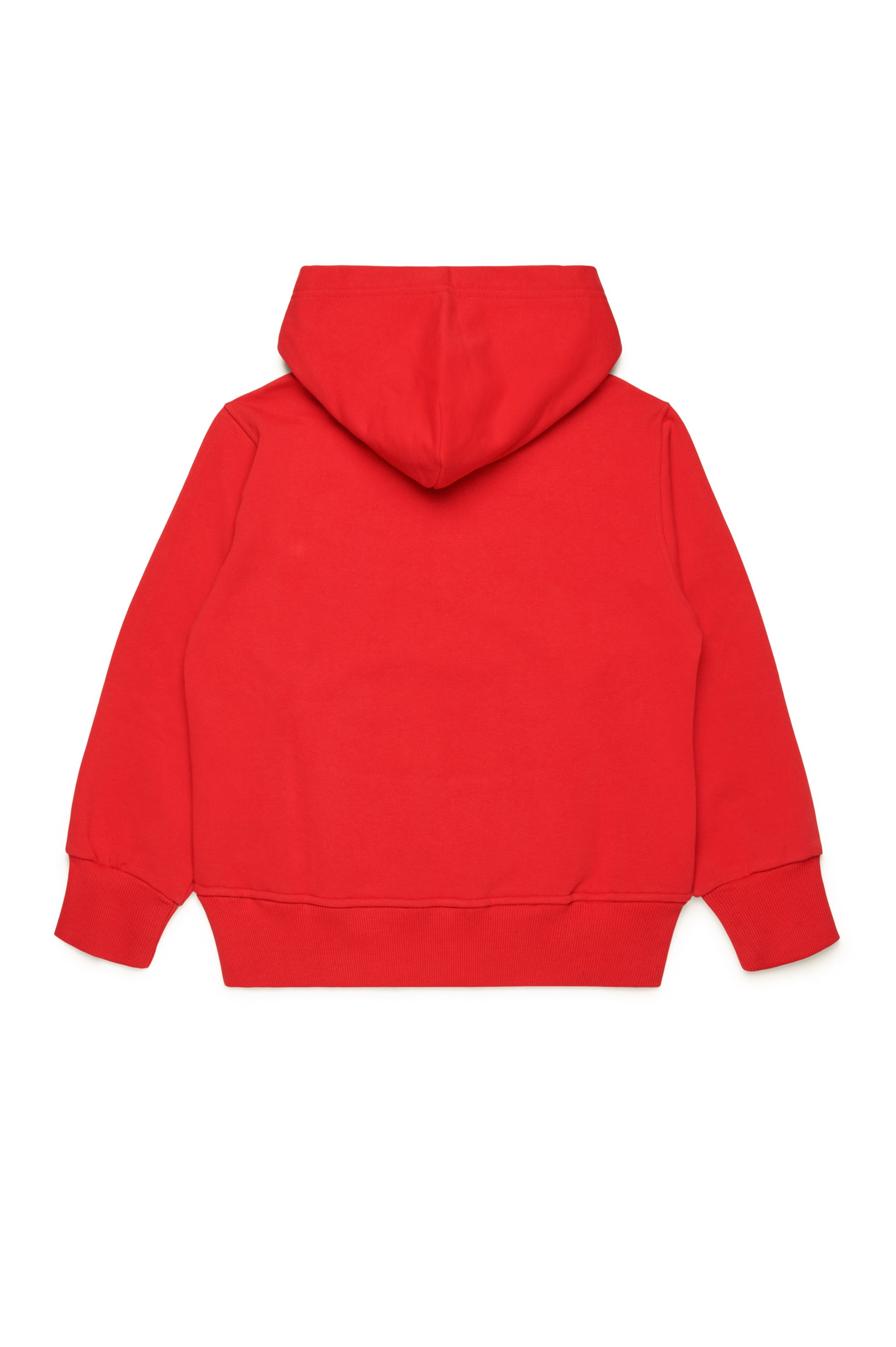 Diesel - SGINNHOODL5 OVER, Man's Hoodie with smudged logo in Red - 2