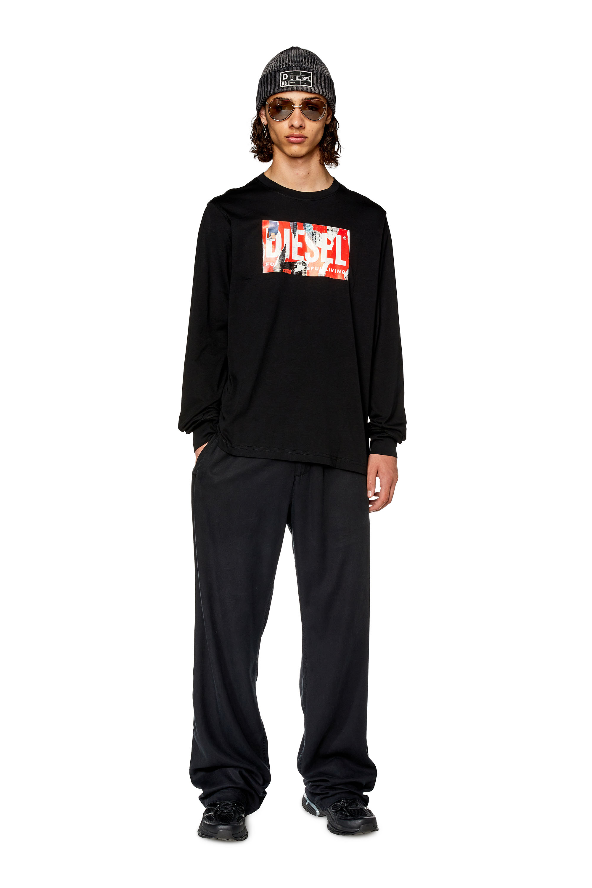 Diesel - T-JUST-LS-L6, Black - Image 2