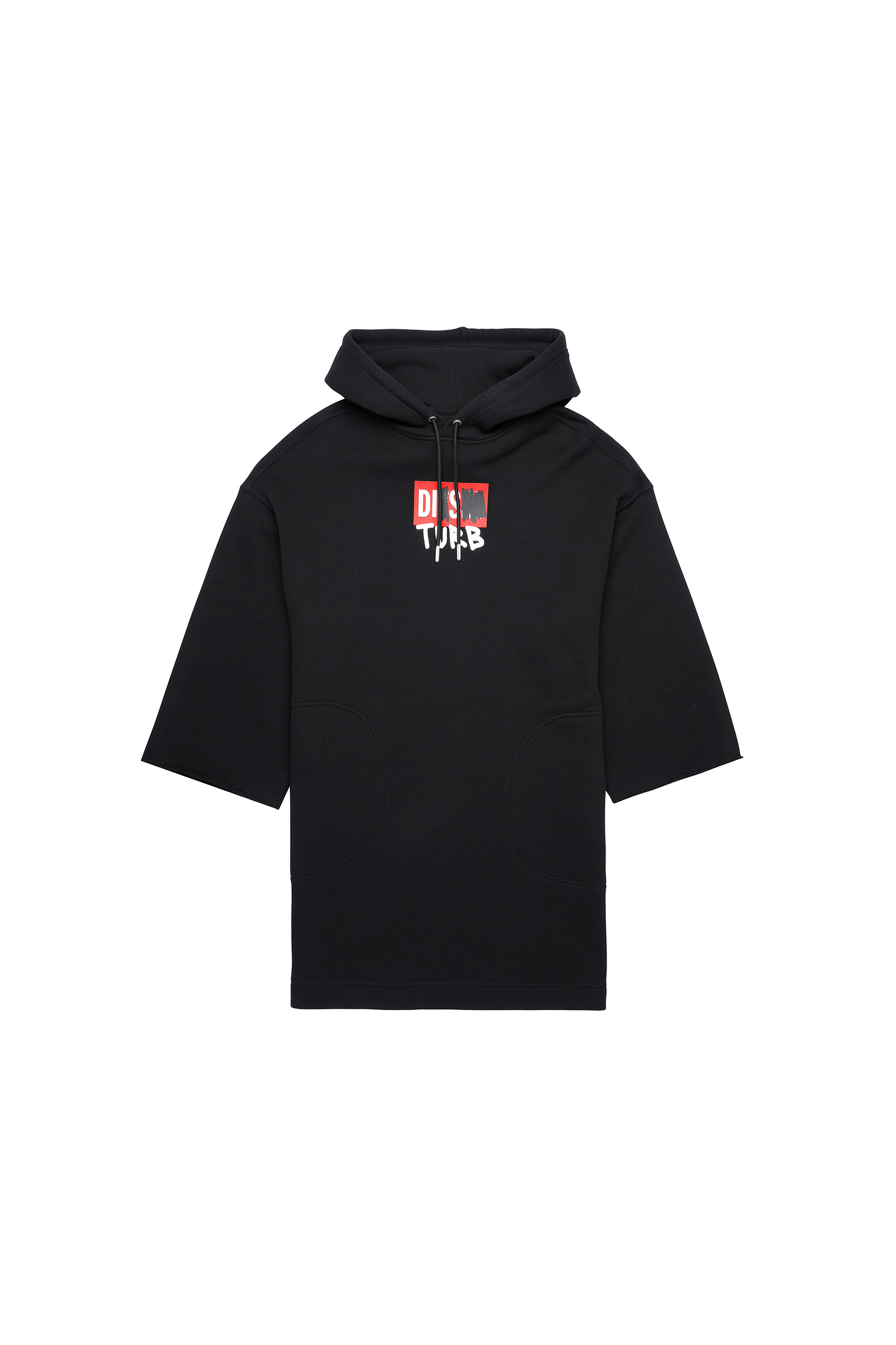 D-SHARP-HOOD, Black - Dresses