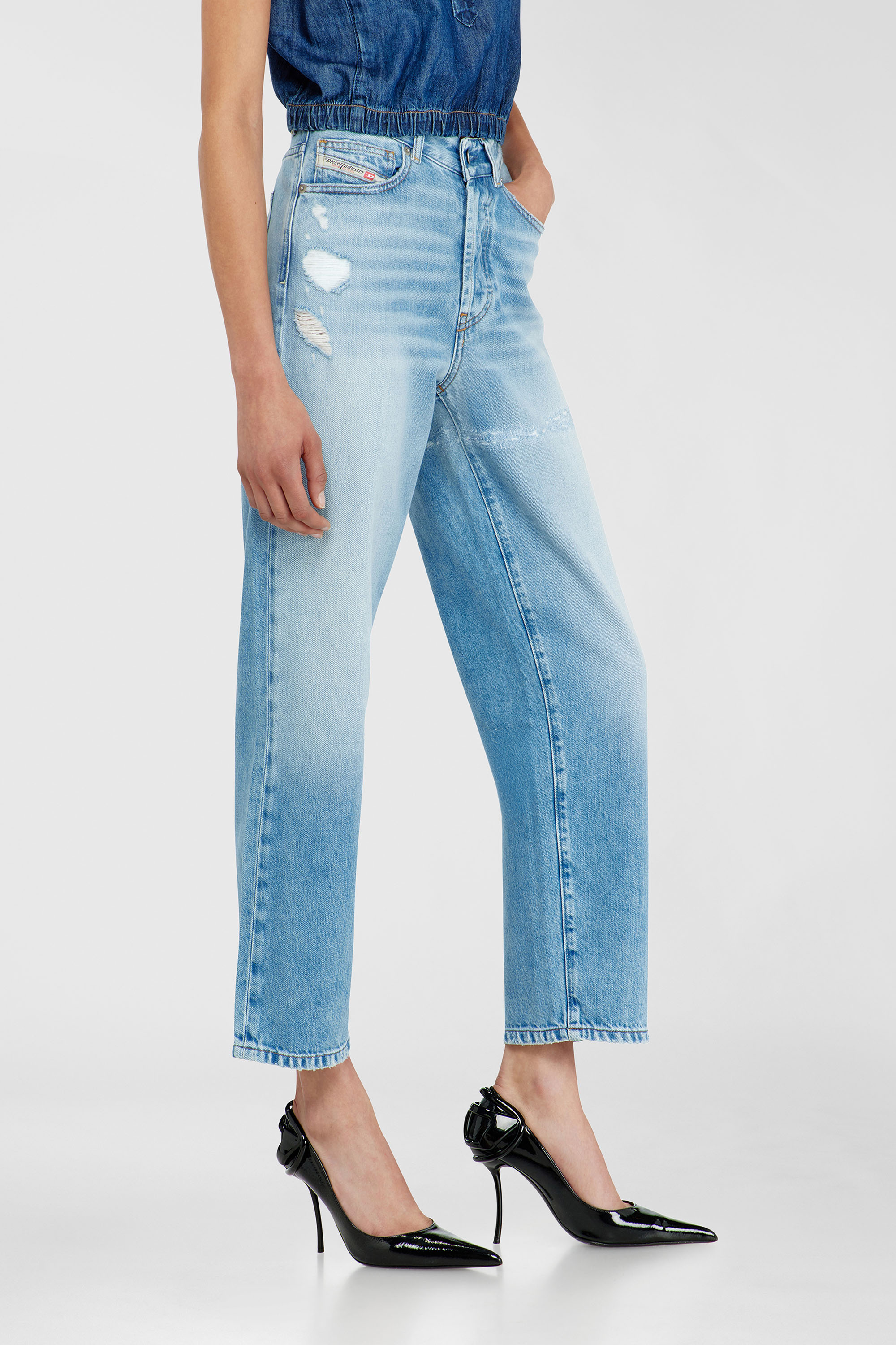 Diesel - Regular Jeans 1981 D-Went 09P49 Femme, Bleu Clair - Image 7