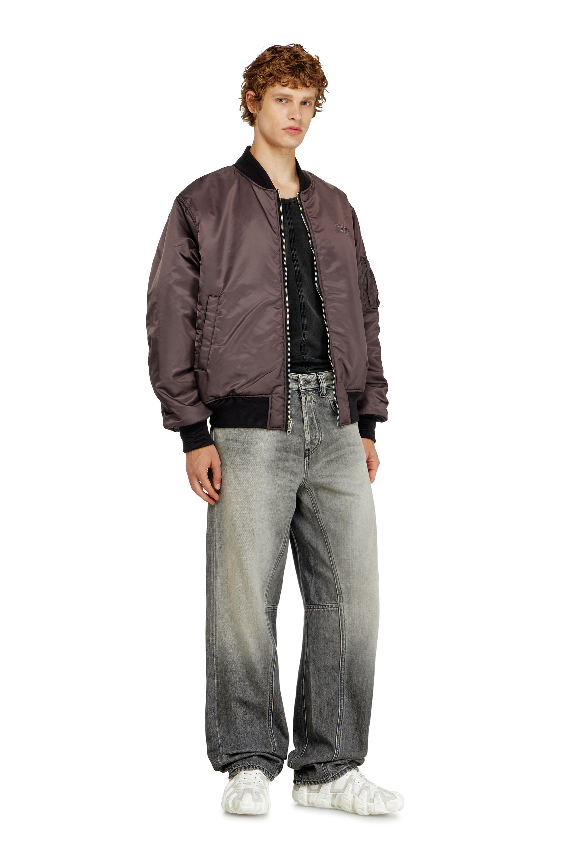 Diesel - Relaxed Jeans 2001 D-Macro 09P56 Homme, Gris - Image 2