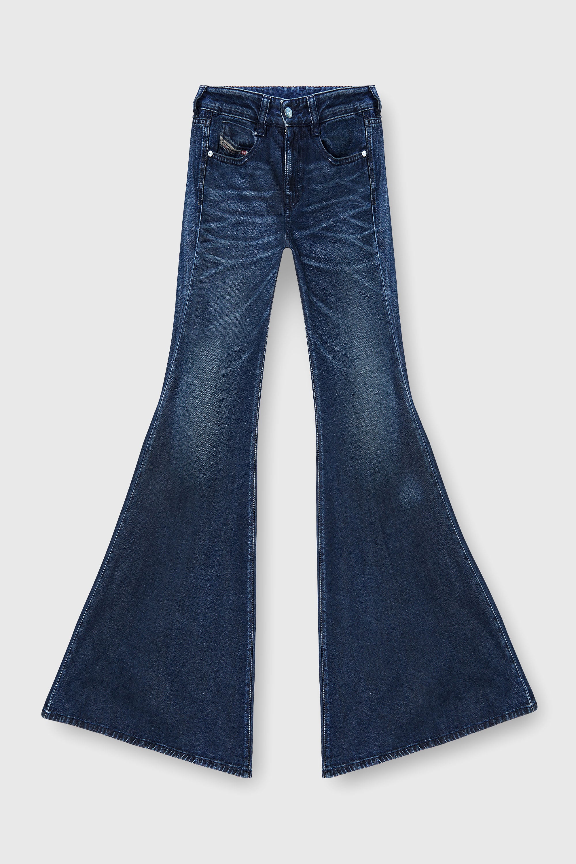 Diesel - Flare Jeans 1970 D-Bleess 09N21 Femme, Bleu Fonc&eacute; - Image 2