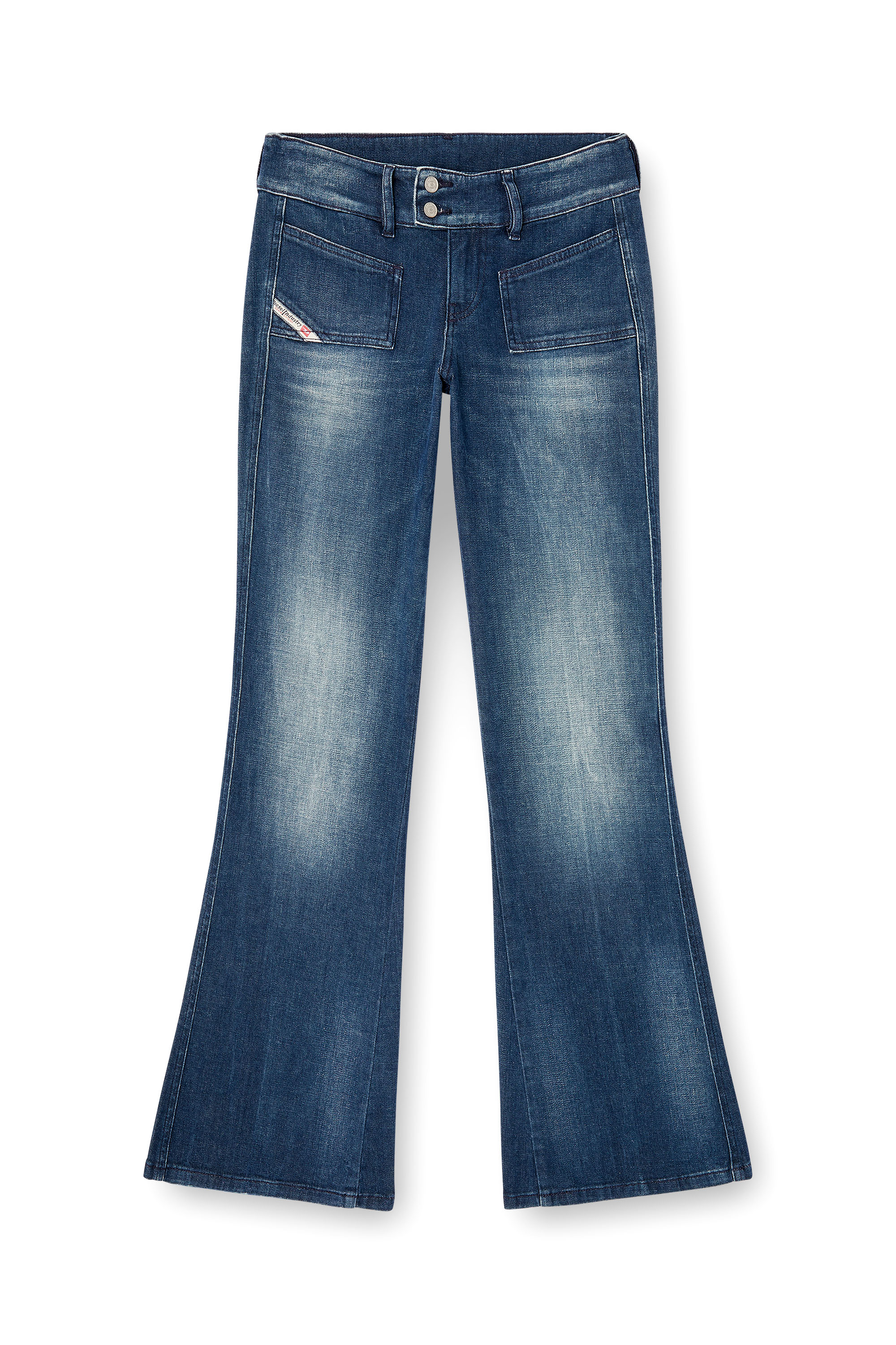 Diesel - Bootcut Jeans D-Hush 0ADBQ Femme, Bleu - Image 2