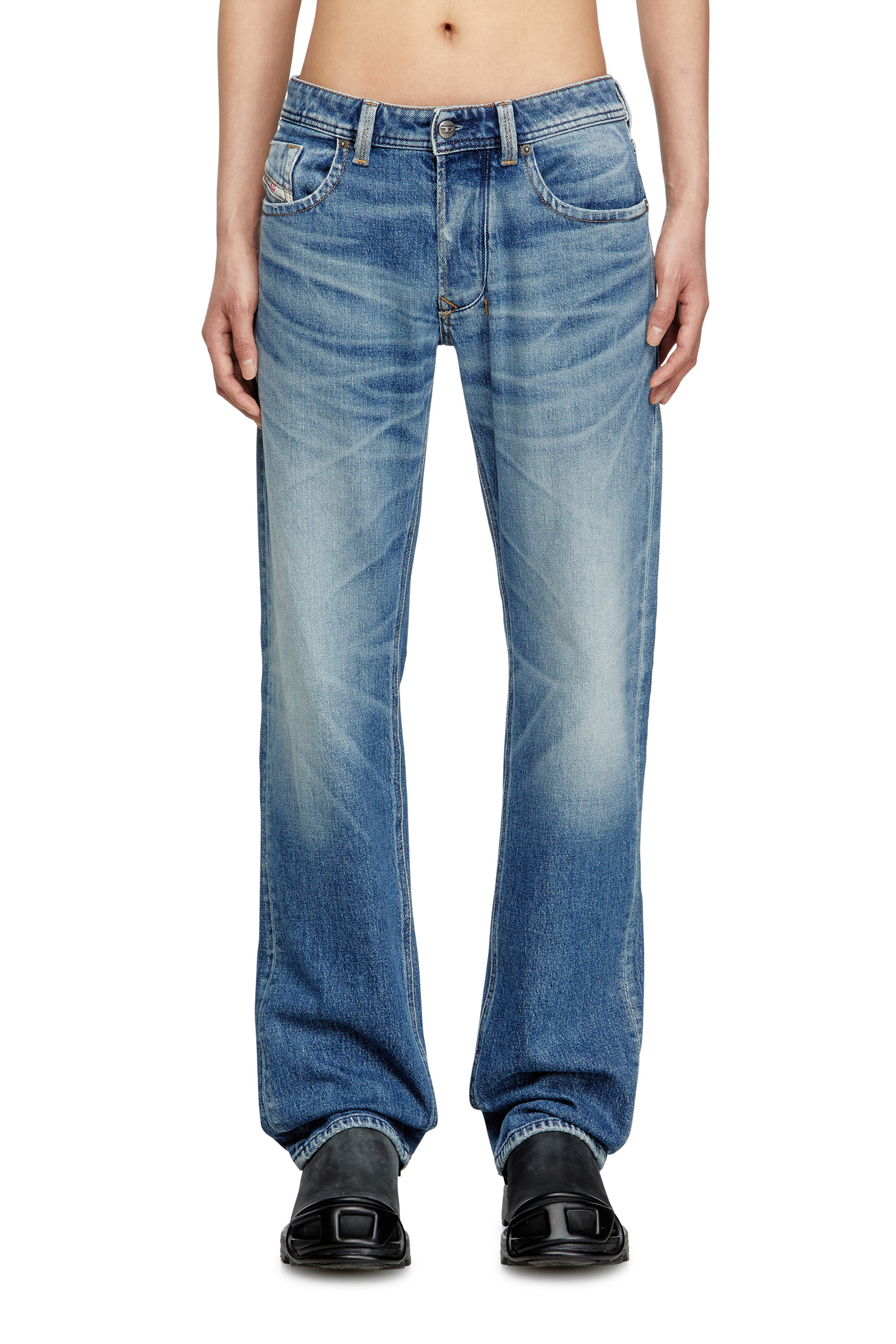 Diesel - Regular Jeans 1985 Larkee 09M12 Homme, Bleu moyen - Image 3